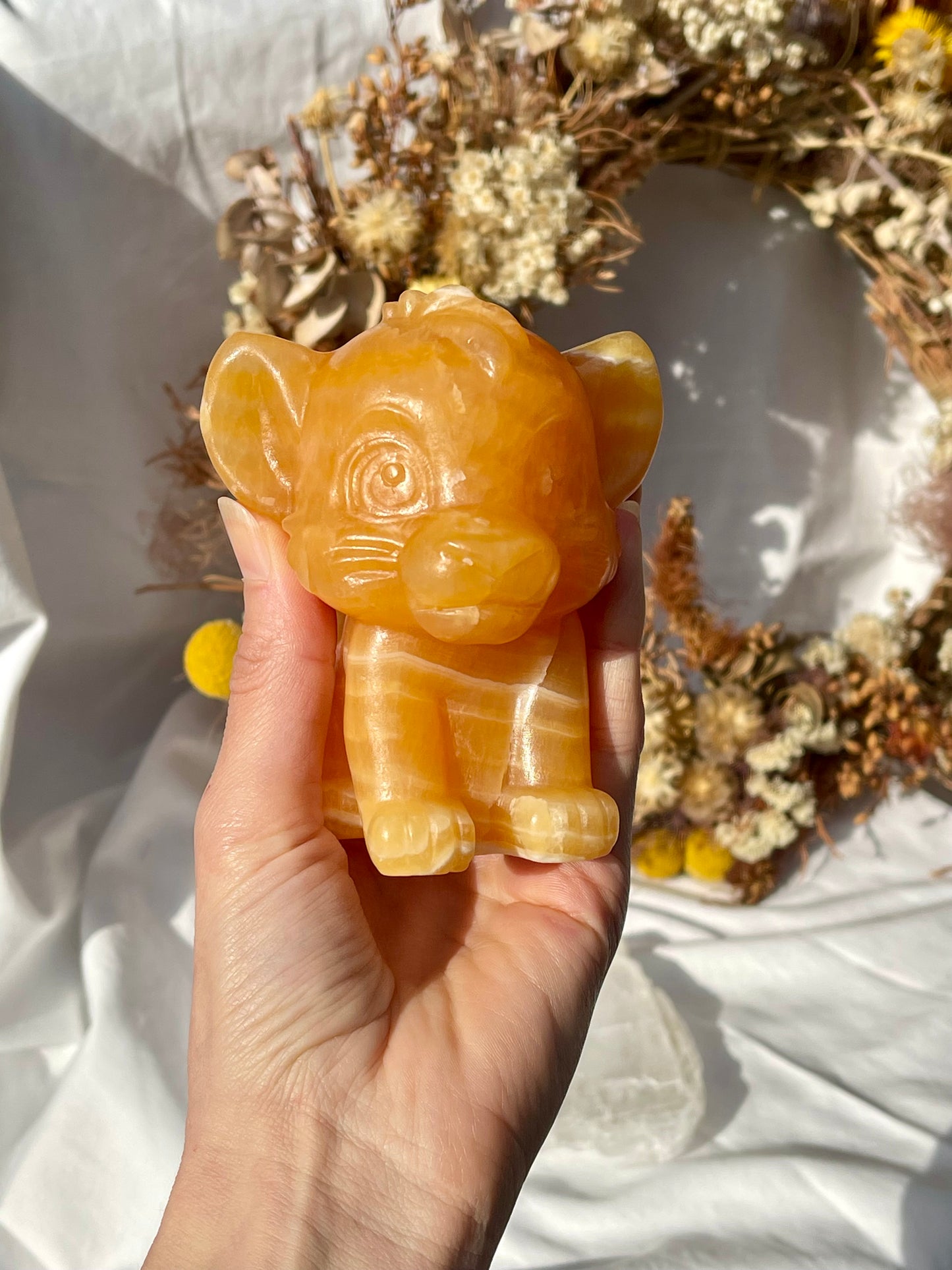 Orange Calcite Simba