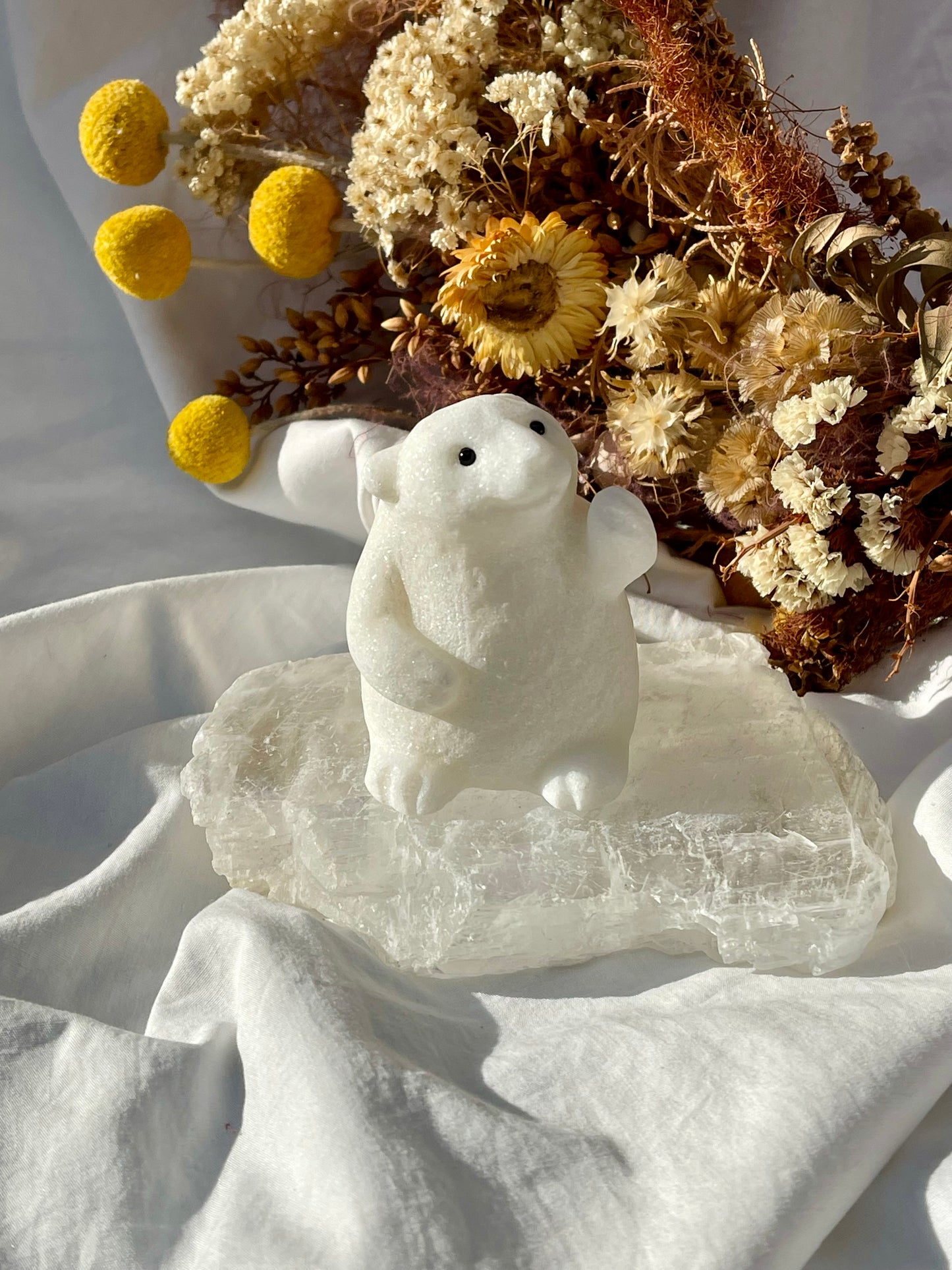 White Jade Bear