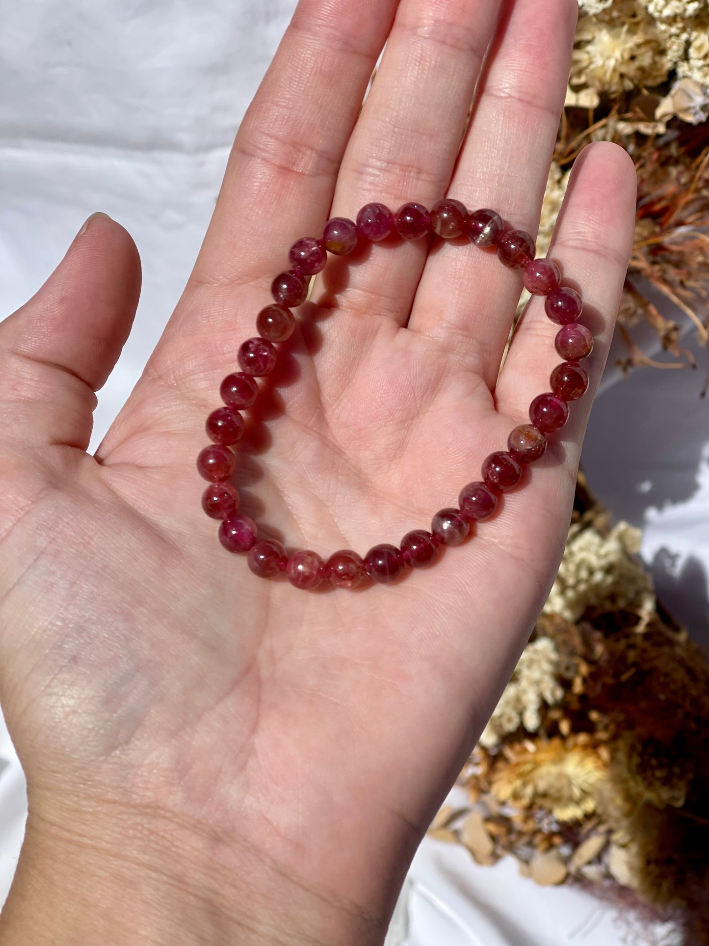 Pink Tourmaline Bracelet