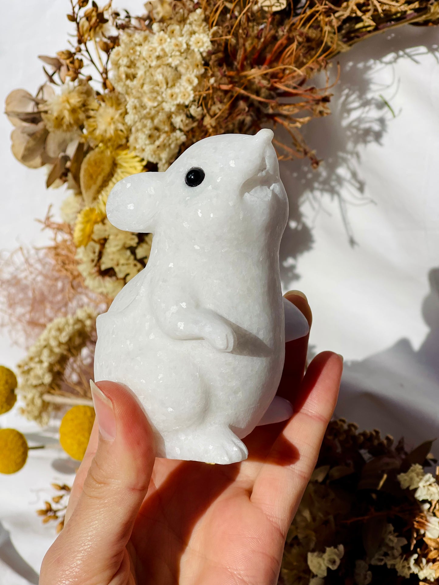 White Jade Mouse