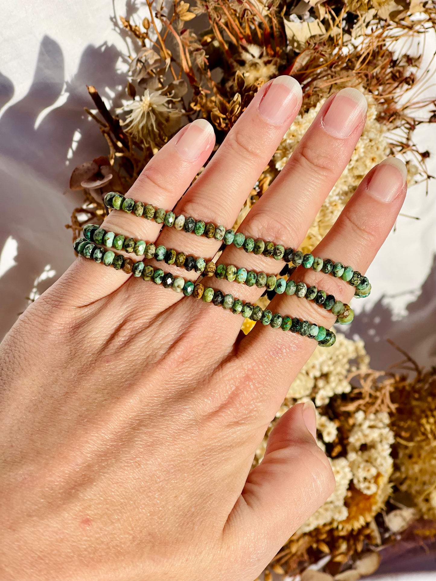 Turquoise Facet Bracelet