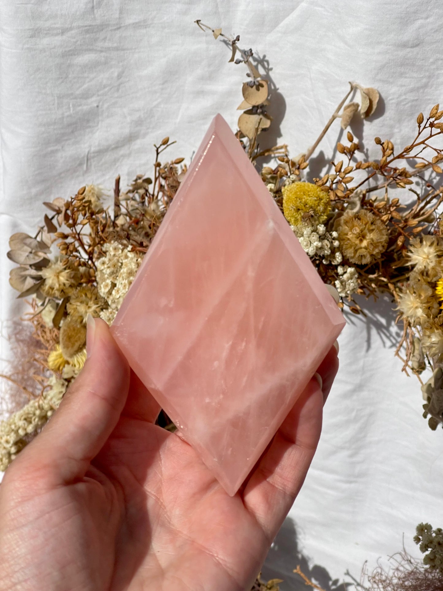 Rose Quartz Diamond #1
