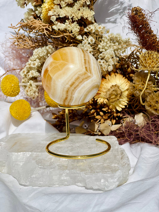 Yellow Calcite Sphere