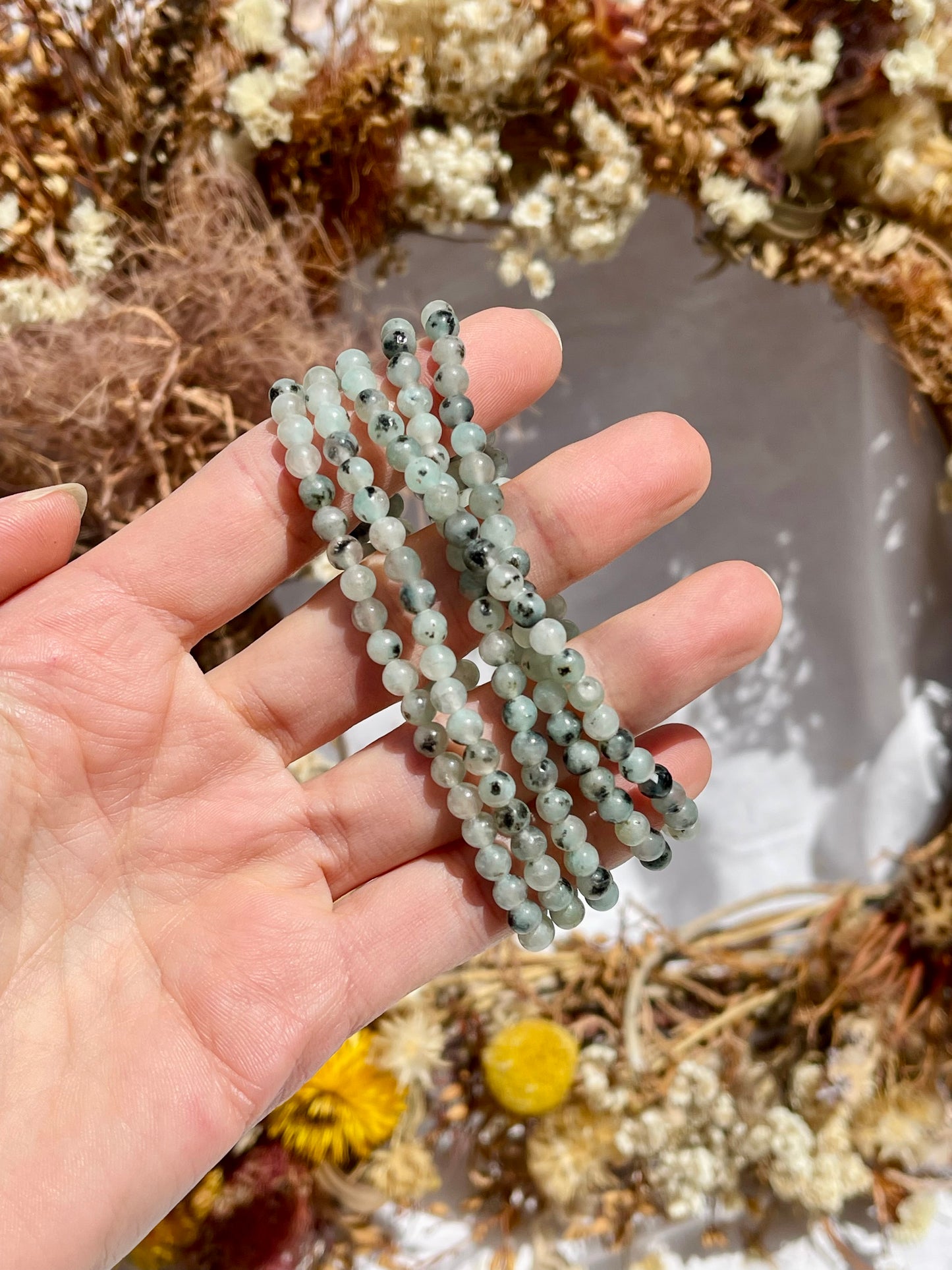 Kiwi Jasper Bracelet | 4mm