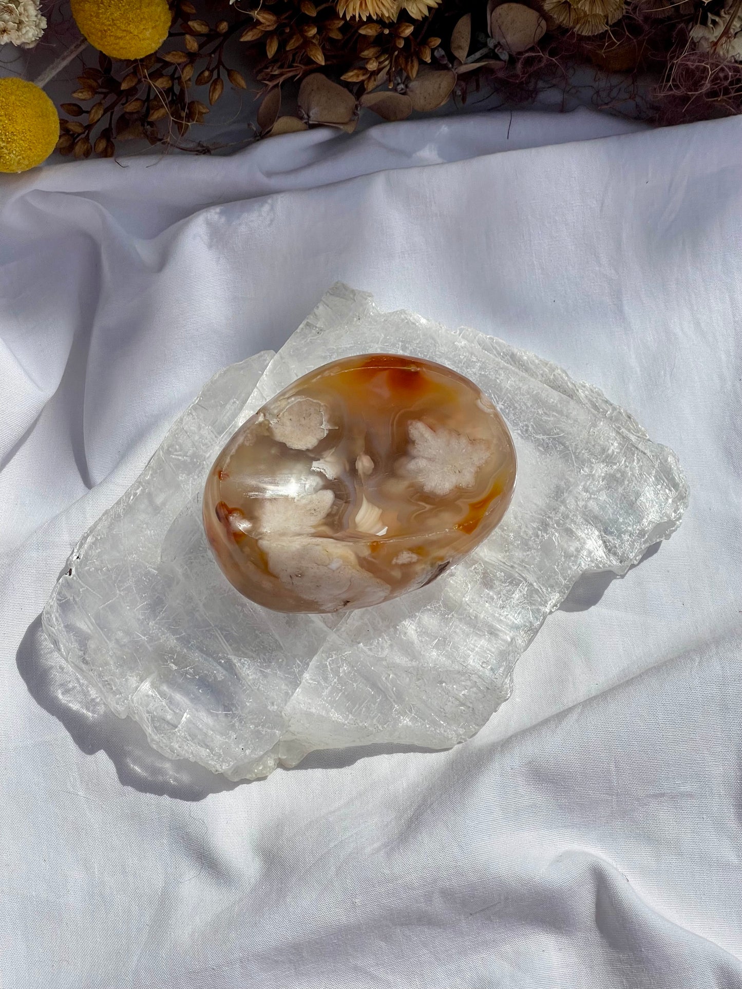 Flower Agate Dish #1