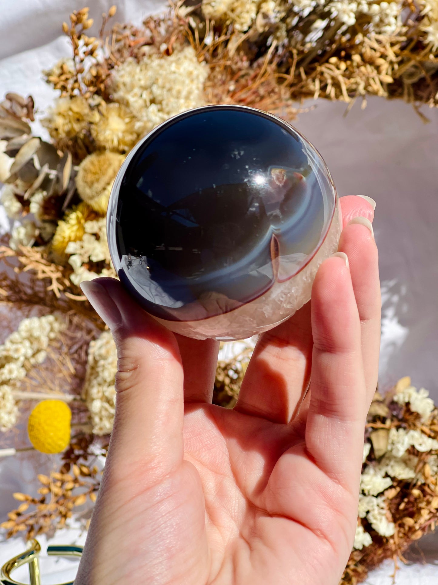Druzy Agate Sphere #3