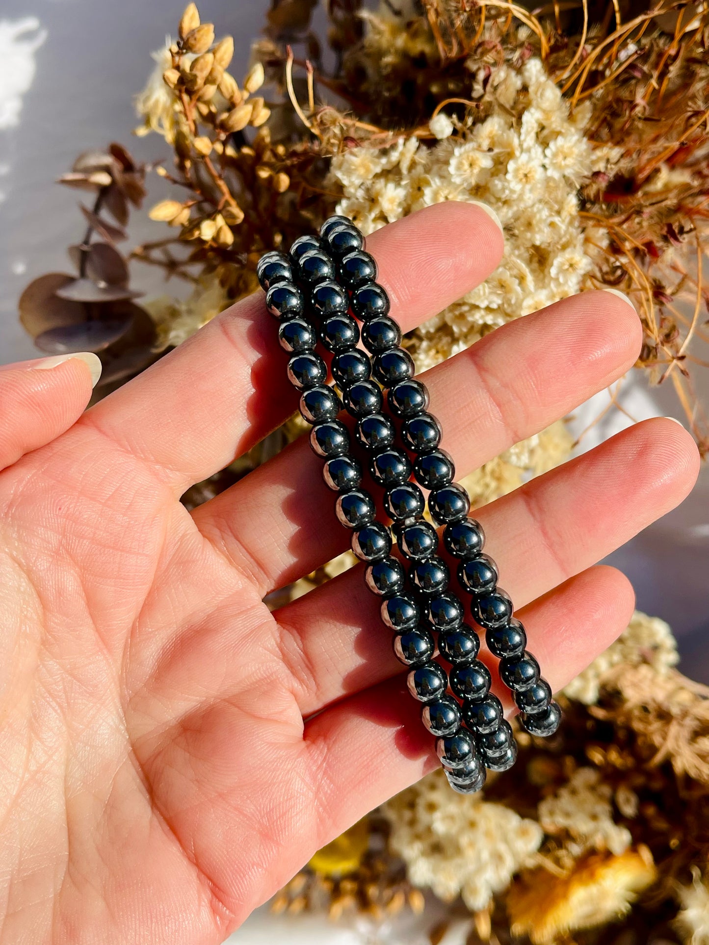 Hematite Bracelet | 6mm