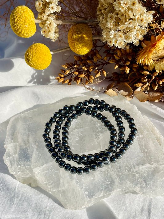 Hematite Bracelet | 6mm