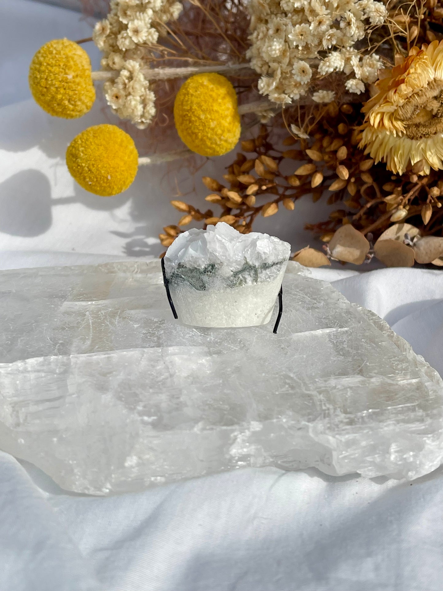 Angel Wing Calcite Critter With Glasses #1
