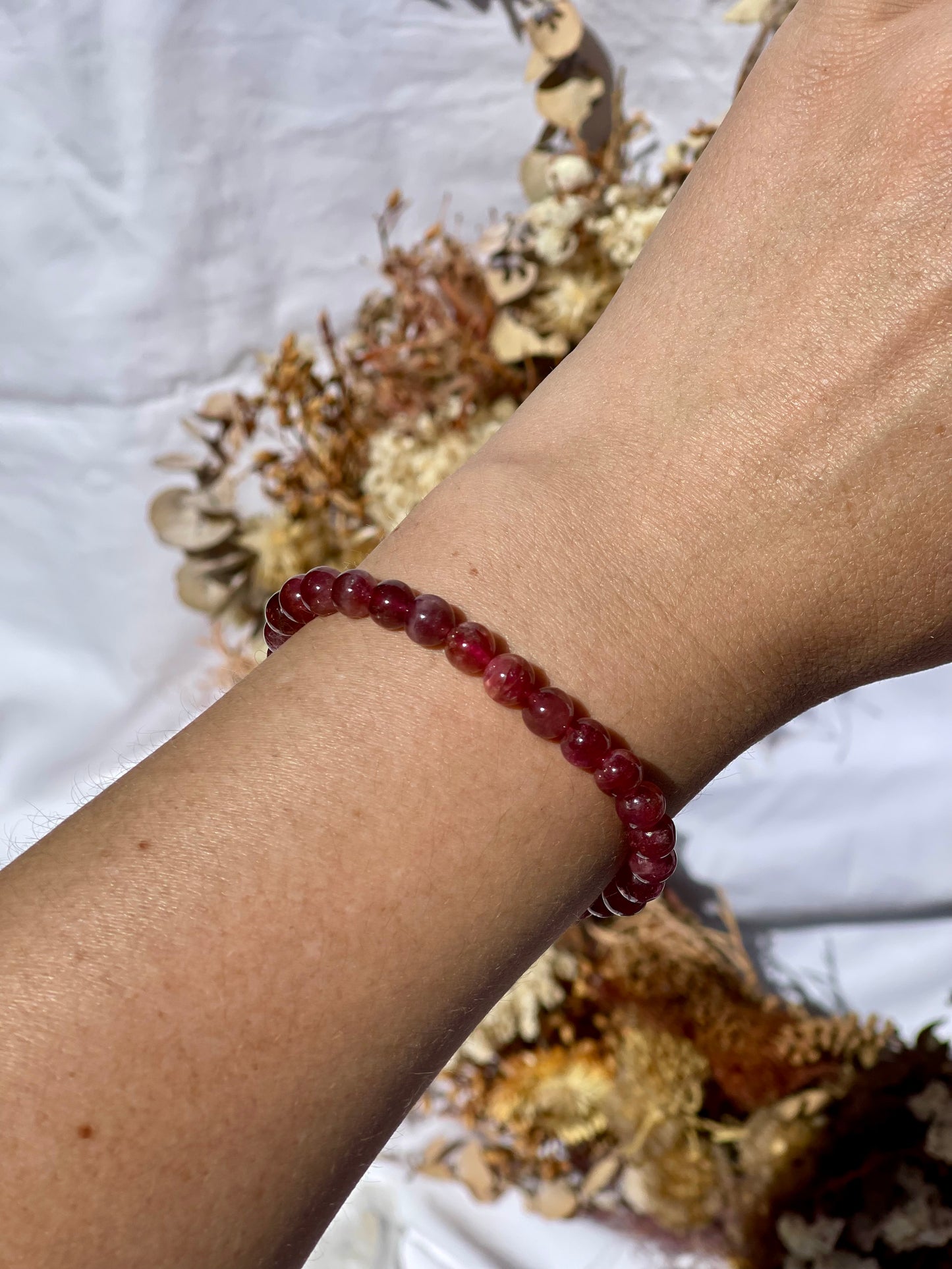 Pink Tourmaline Bracelet