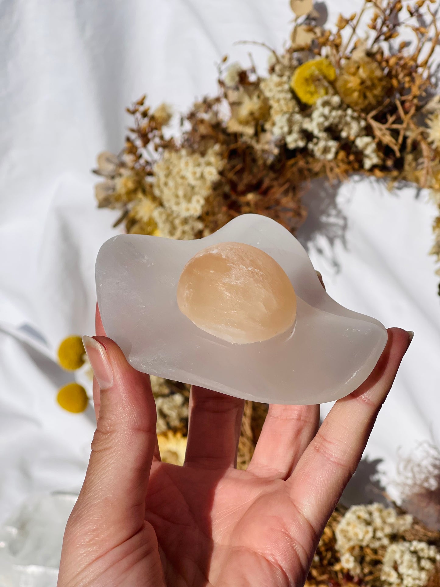 Selenite Egg #1