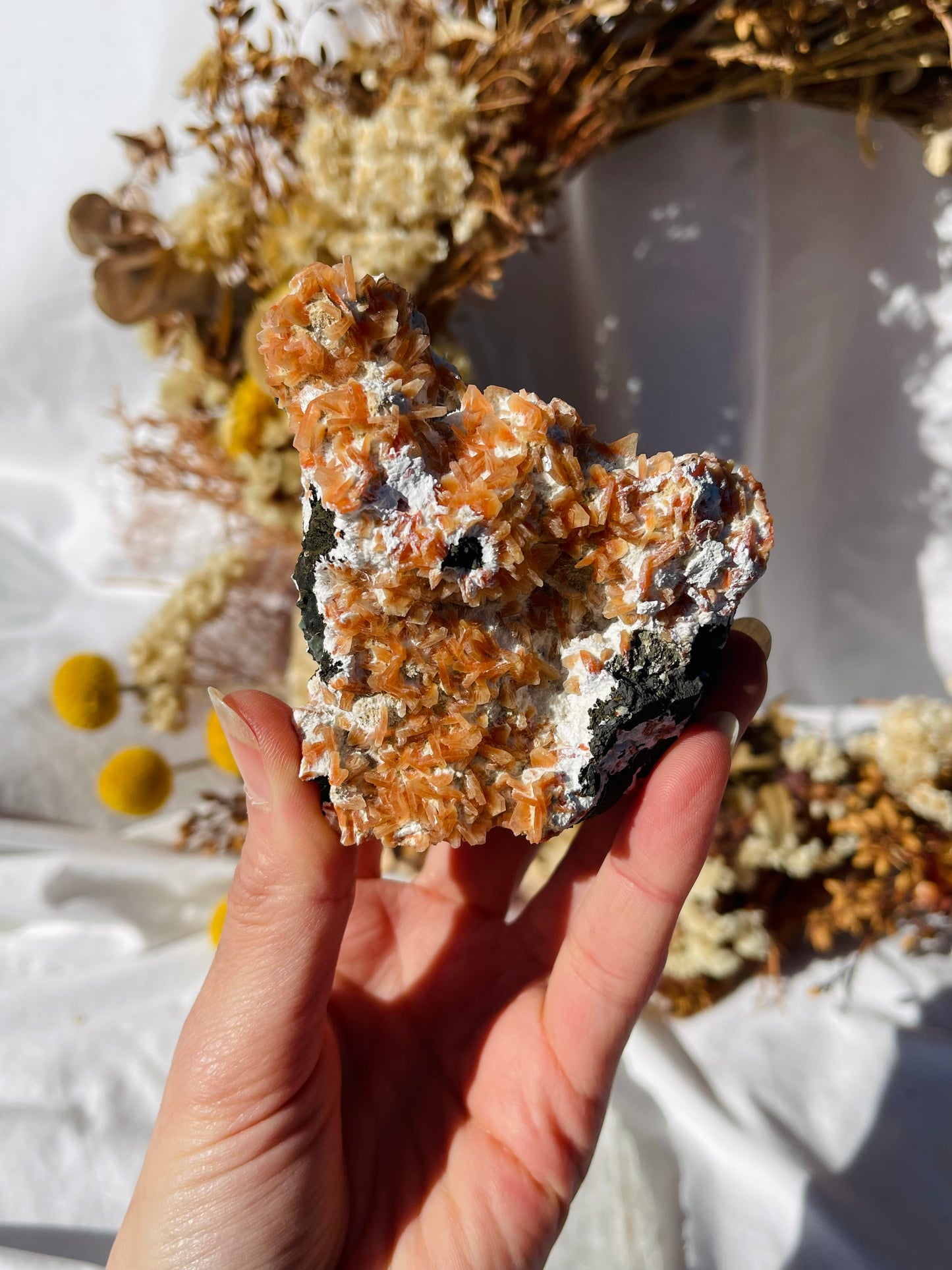Heulandite on Mordenite Specimen #1