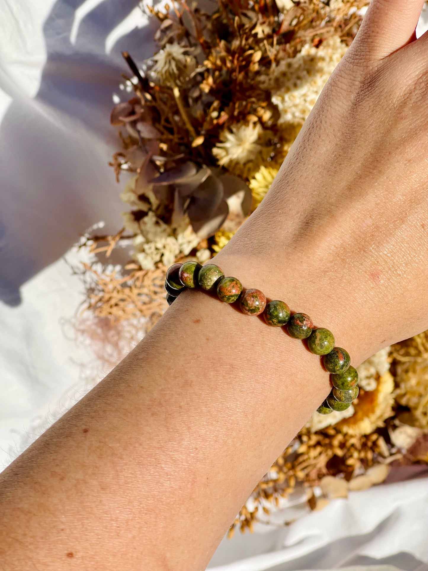 Unakite Bracelet
