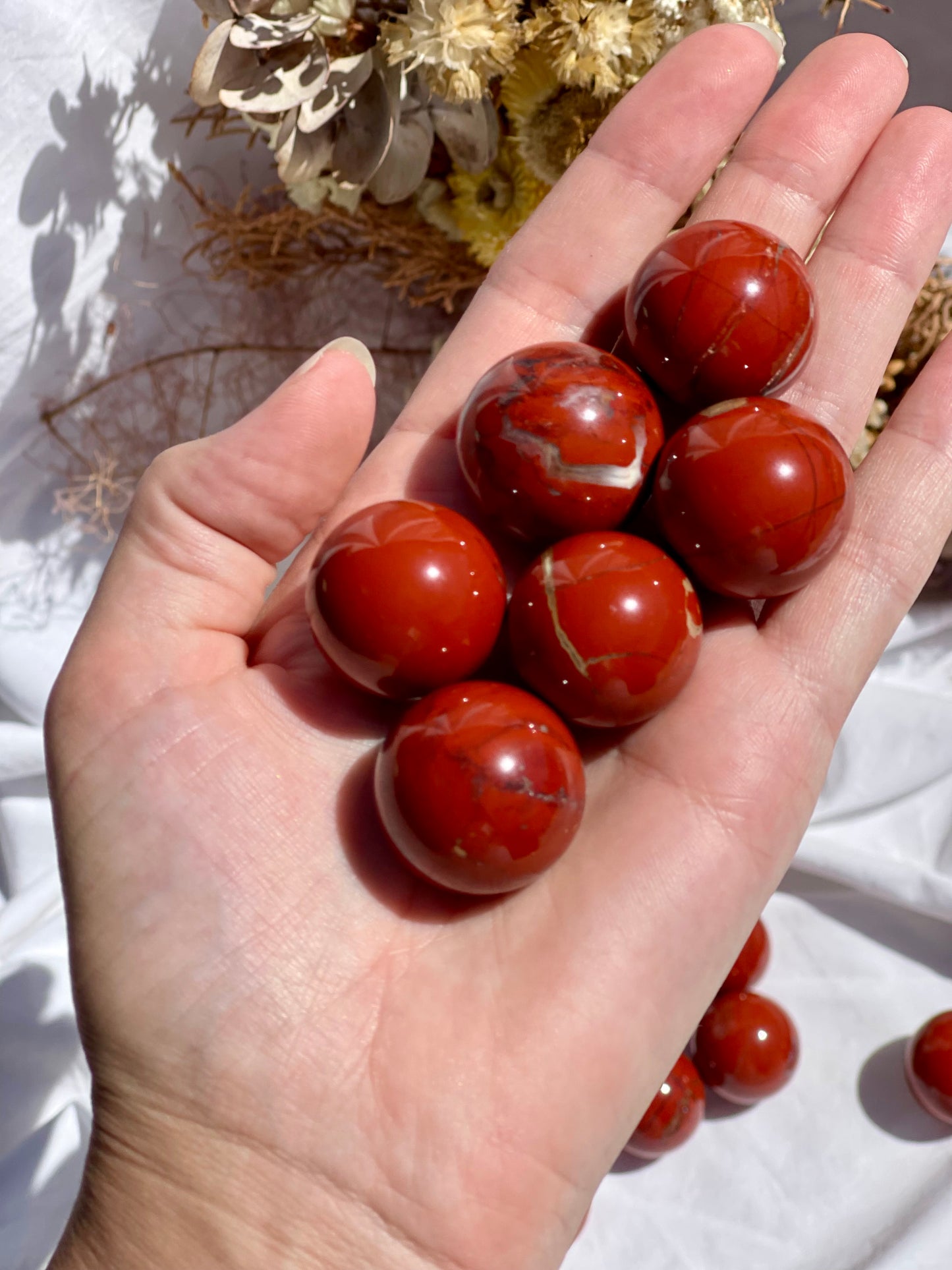 Red Jasper Mini Sphere