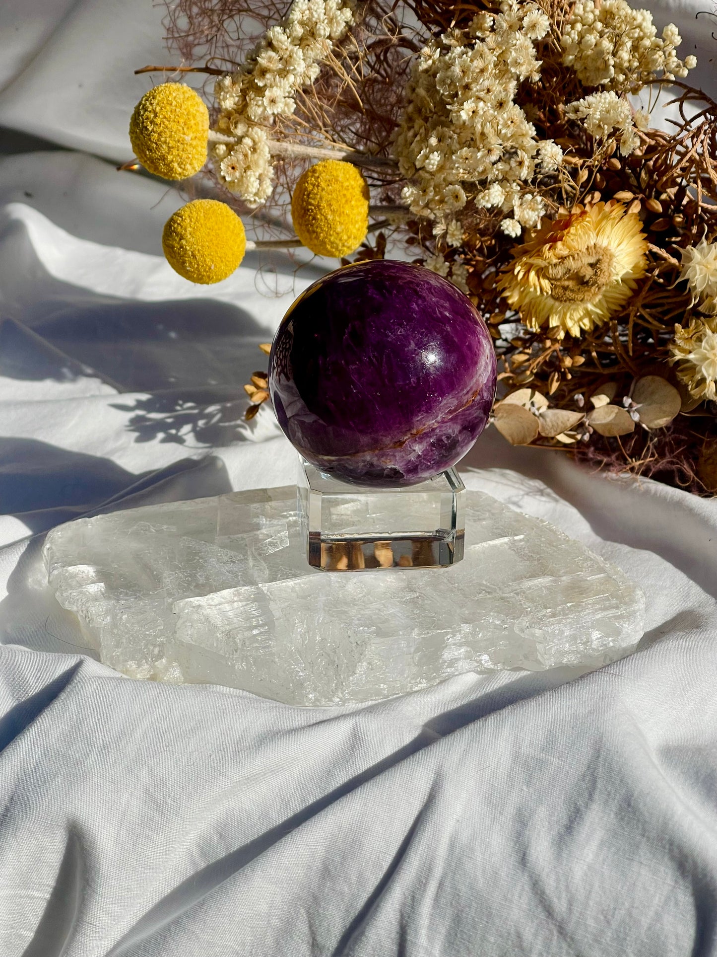 Purple Fluorite Sphere #1
