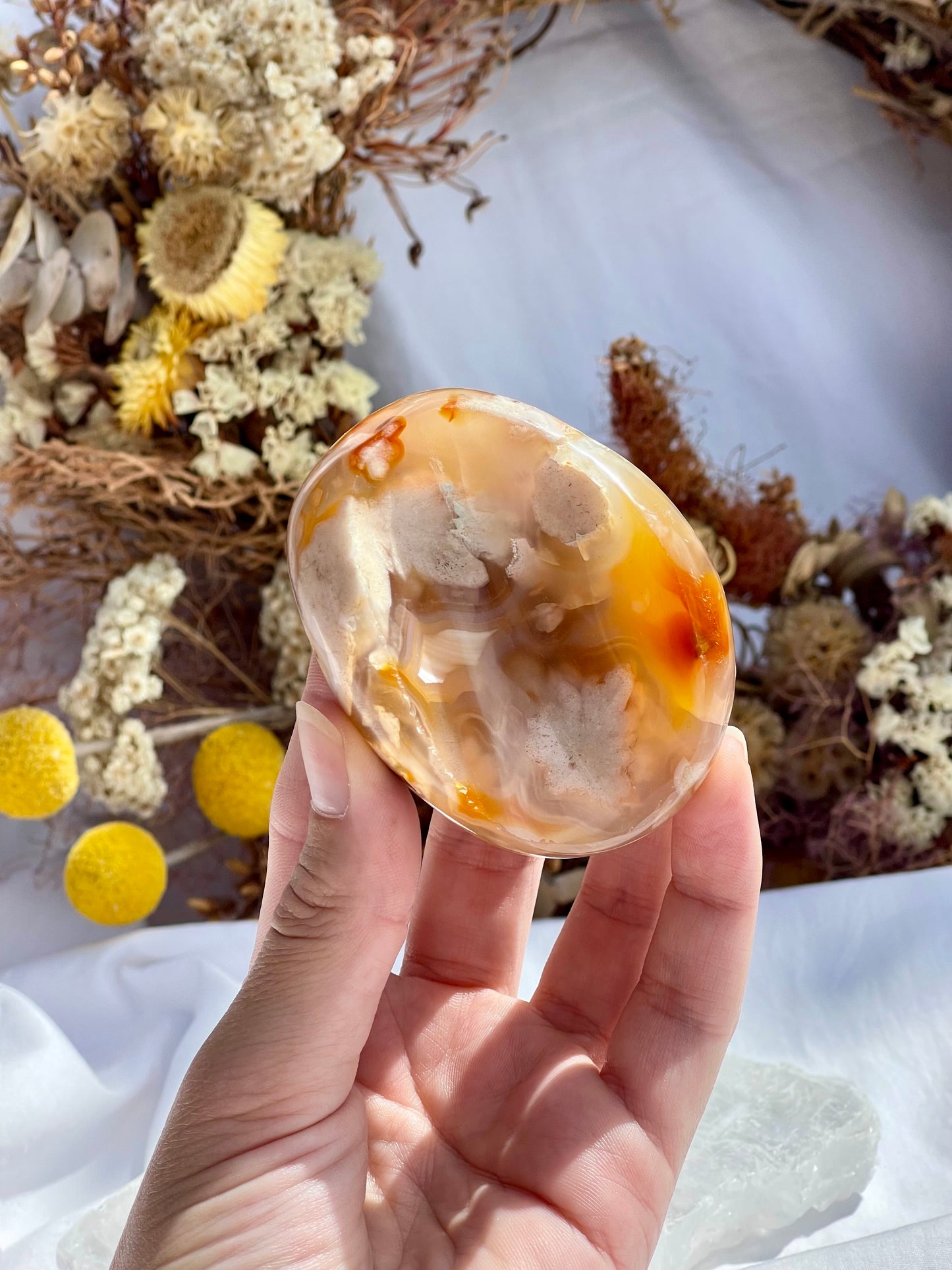 Flower Agate Dish #1