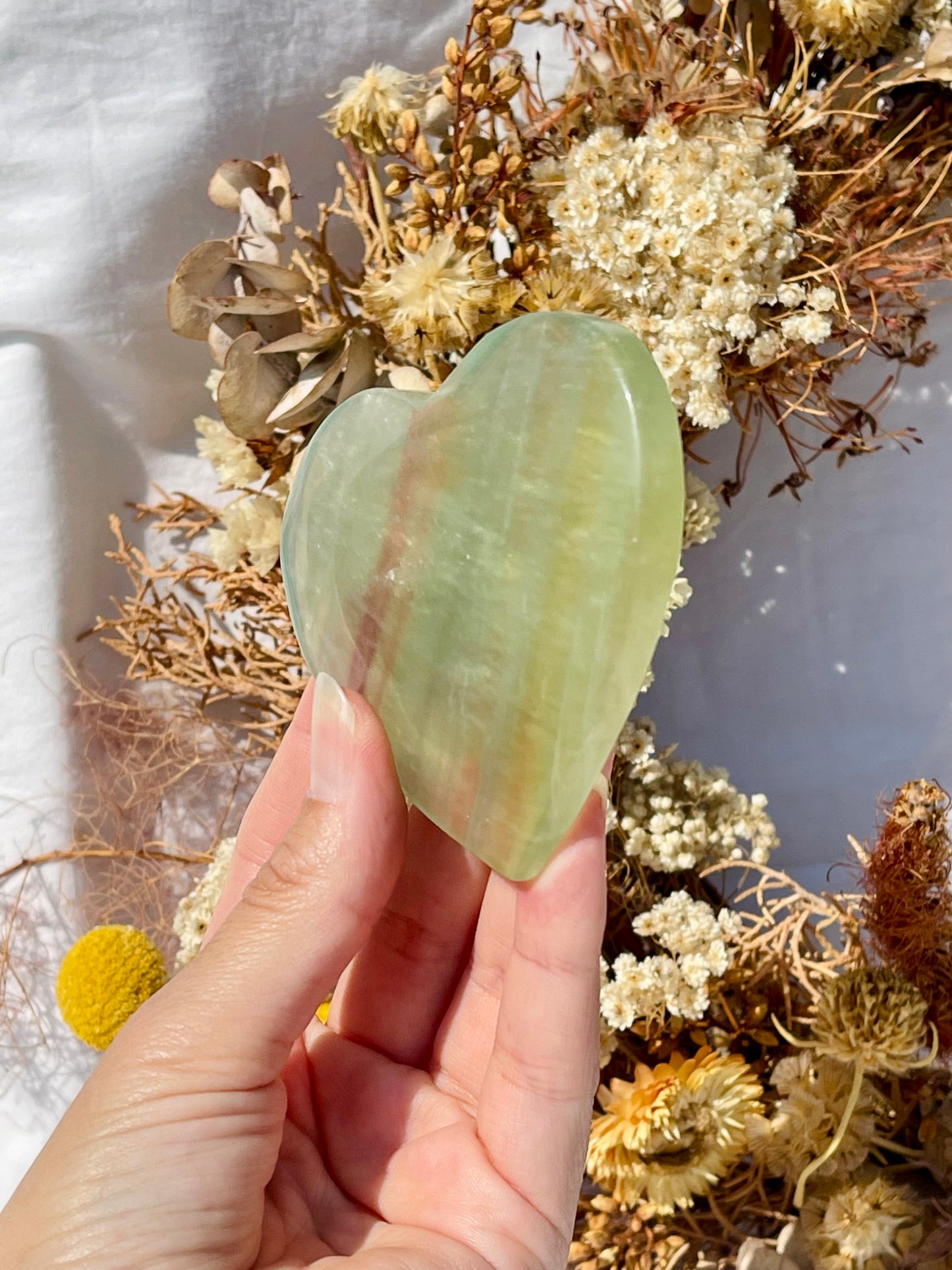 Candy Fluorite Heart #1
