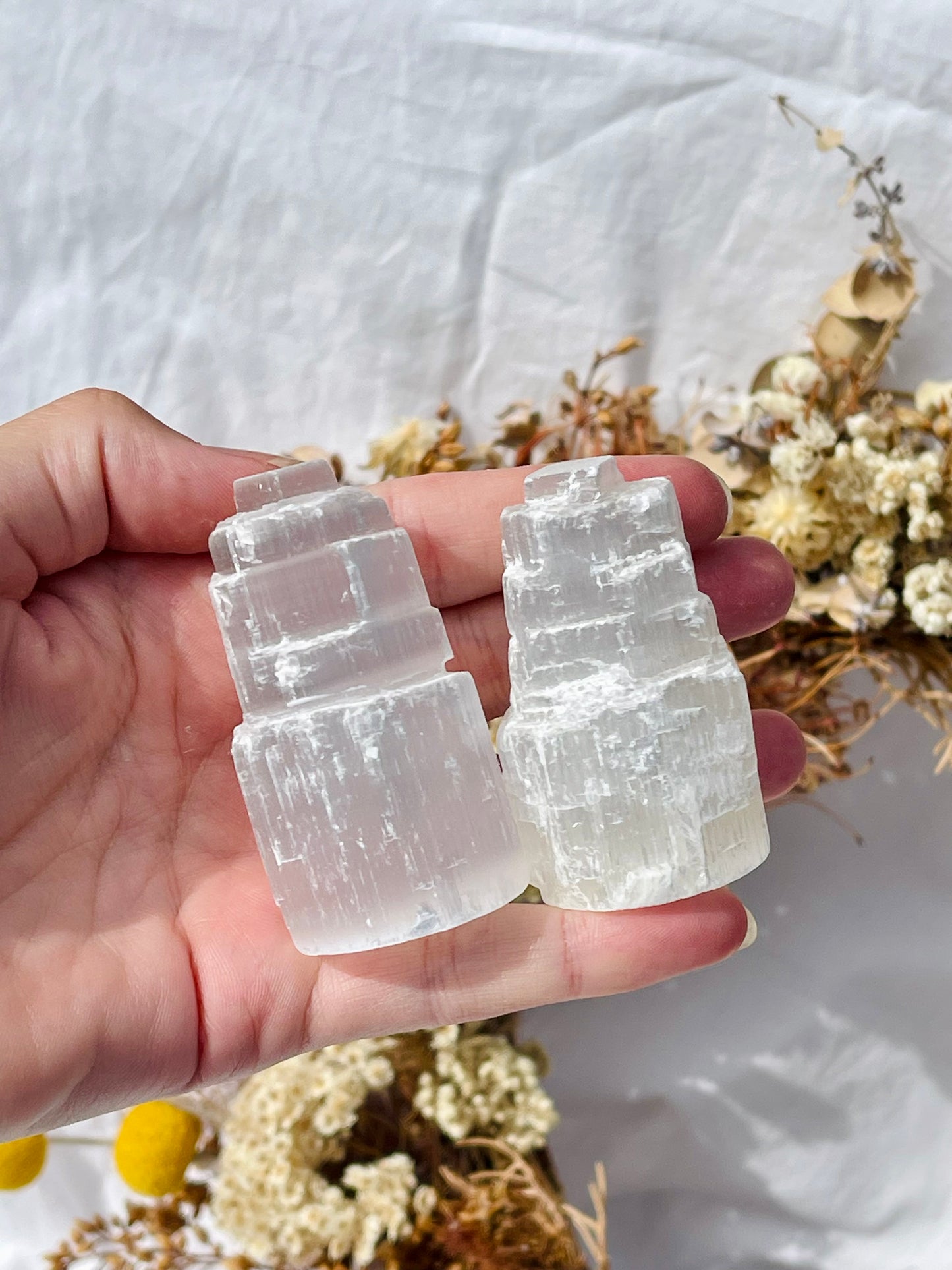 Selenite Mini Tower