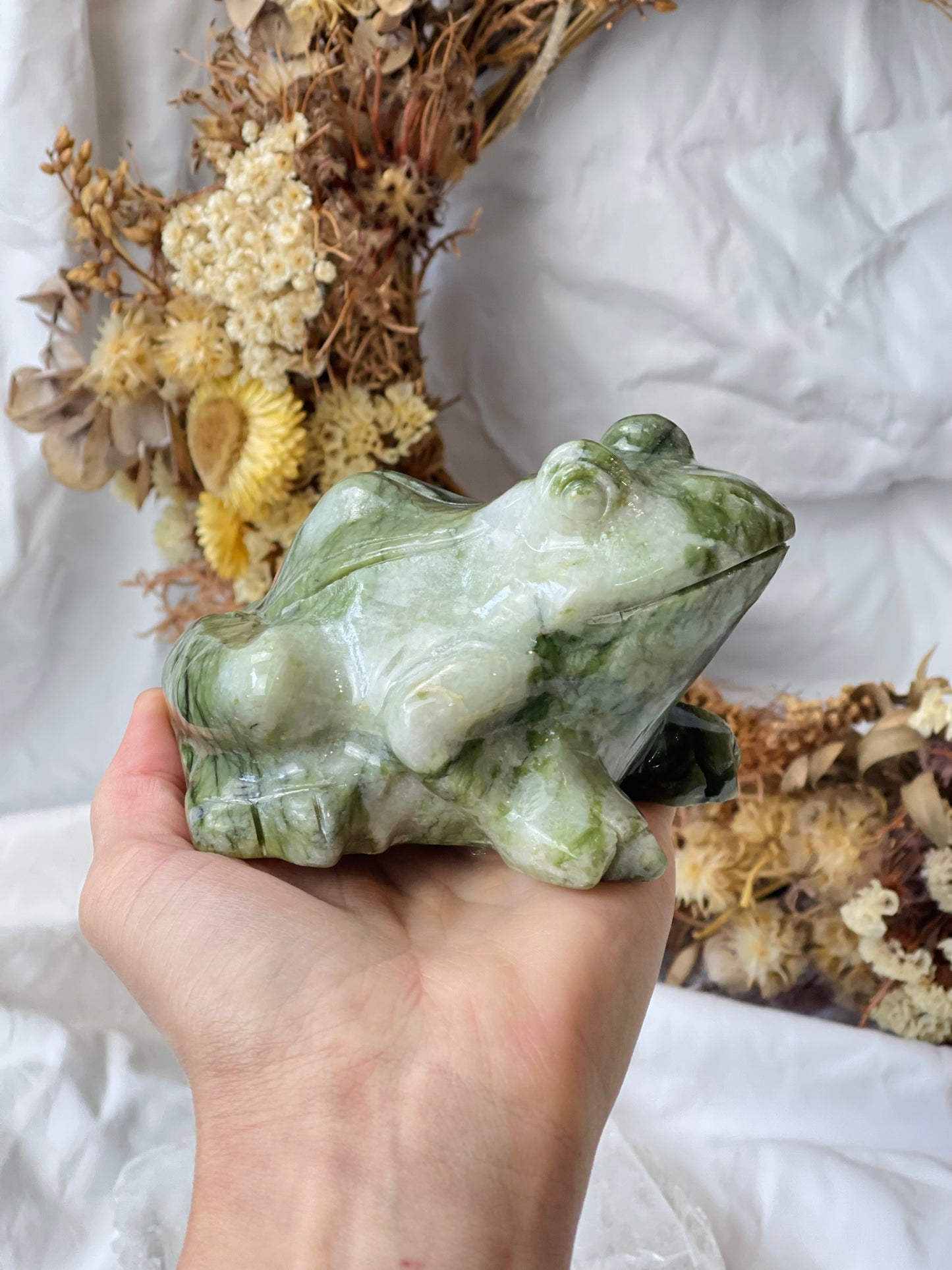 Green Jade Frog | Large #1