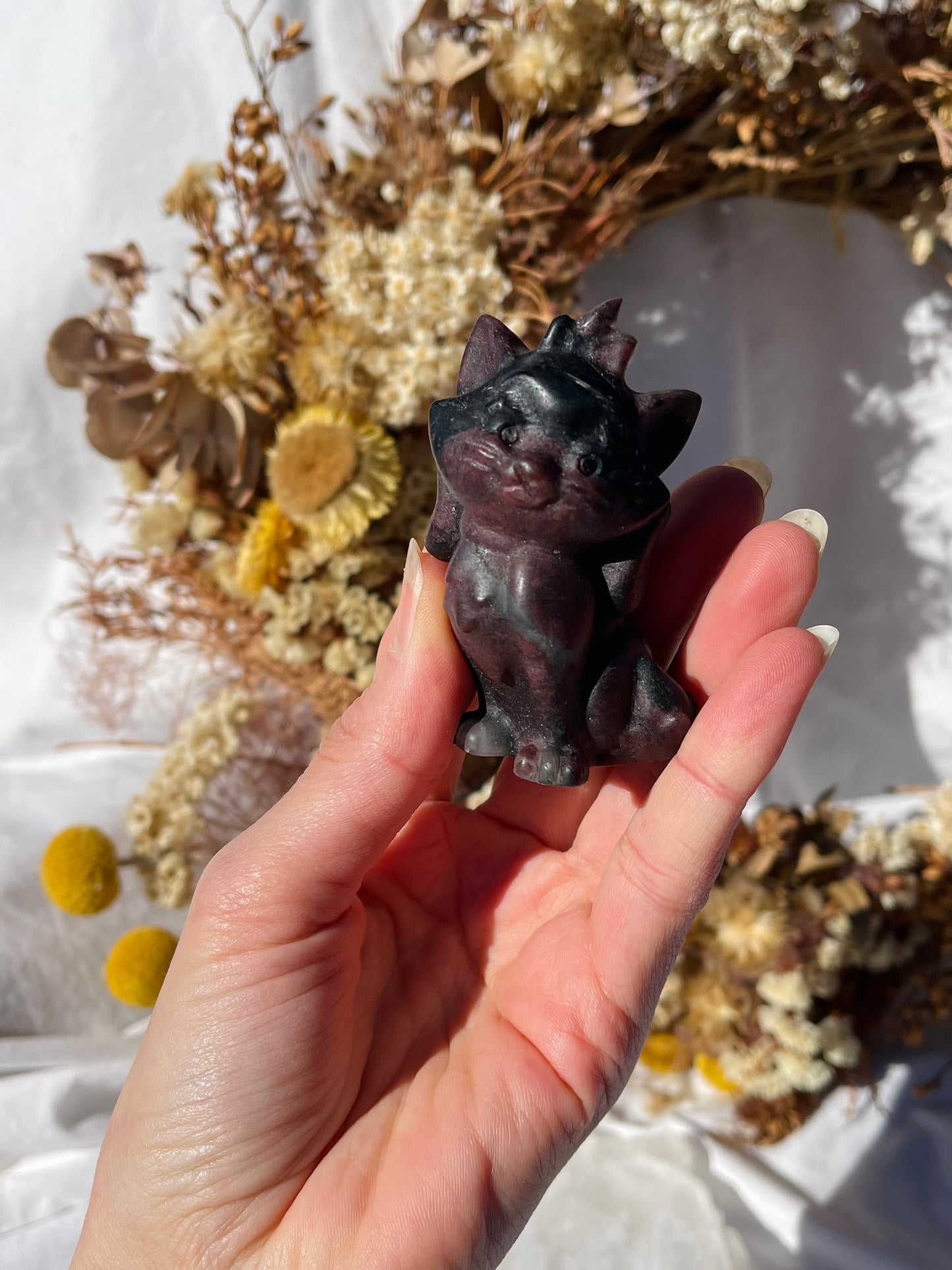 Garnet Astrophyllite Marie Cat