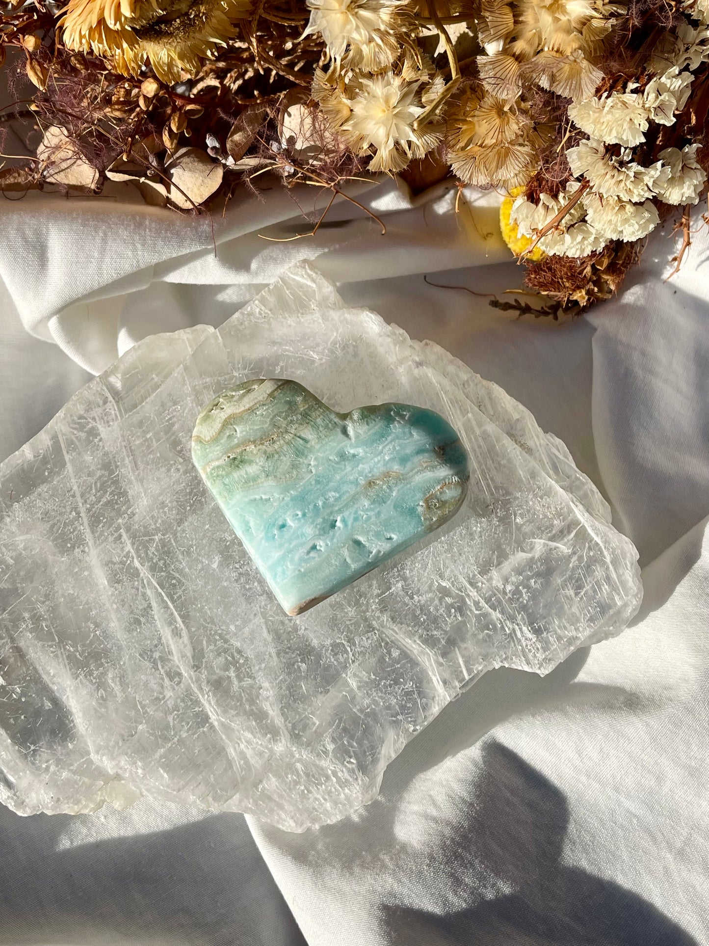 Hemimorphite Heart
