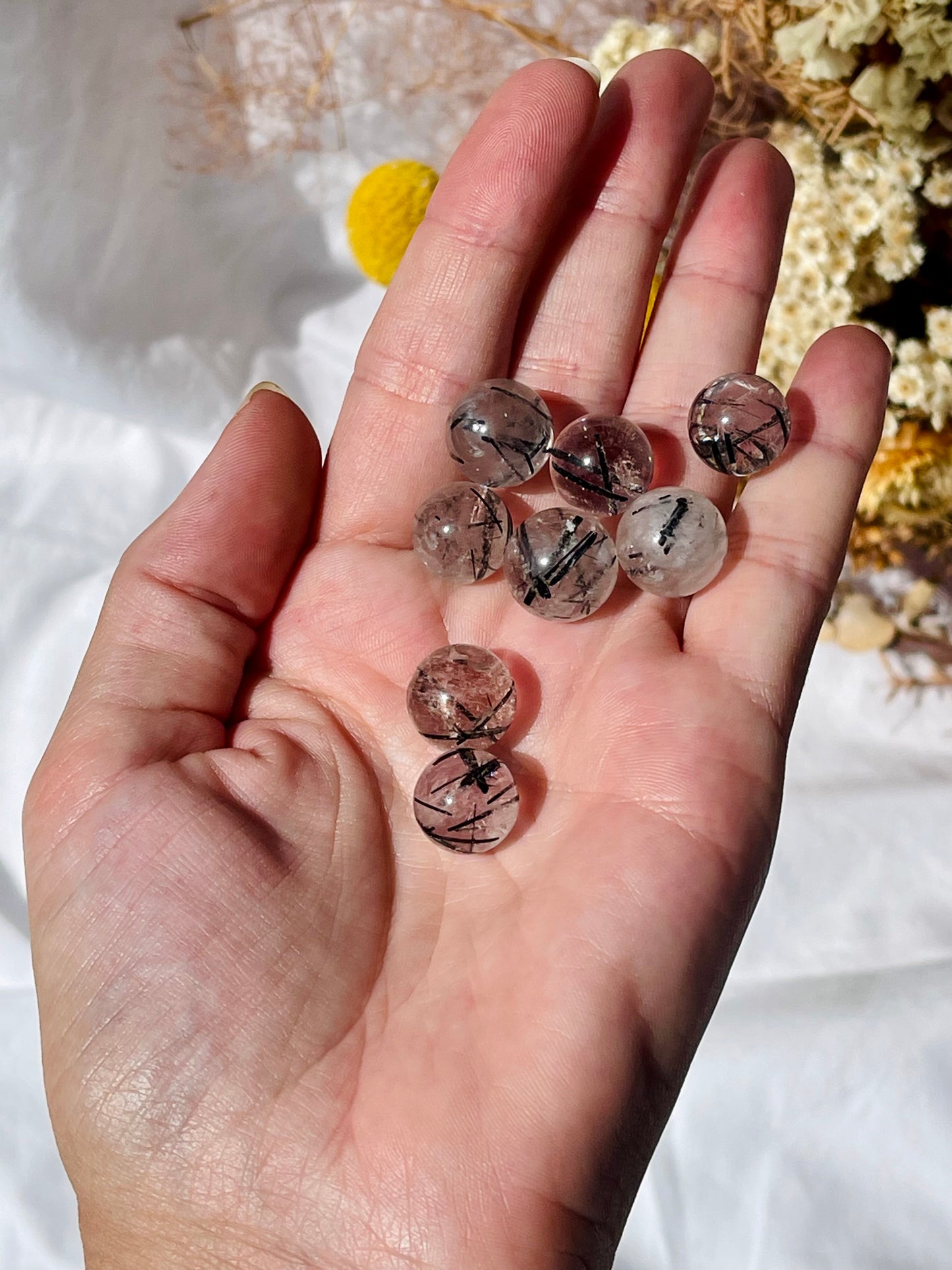 Tourmalated Quartz Mini Sphere
