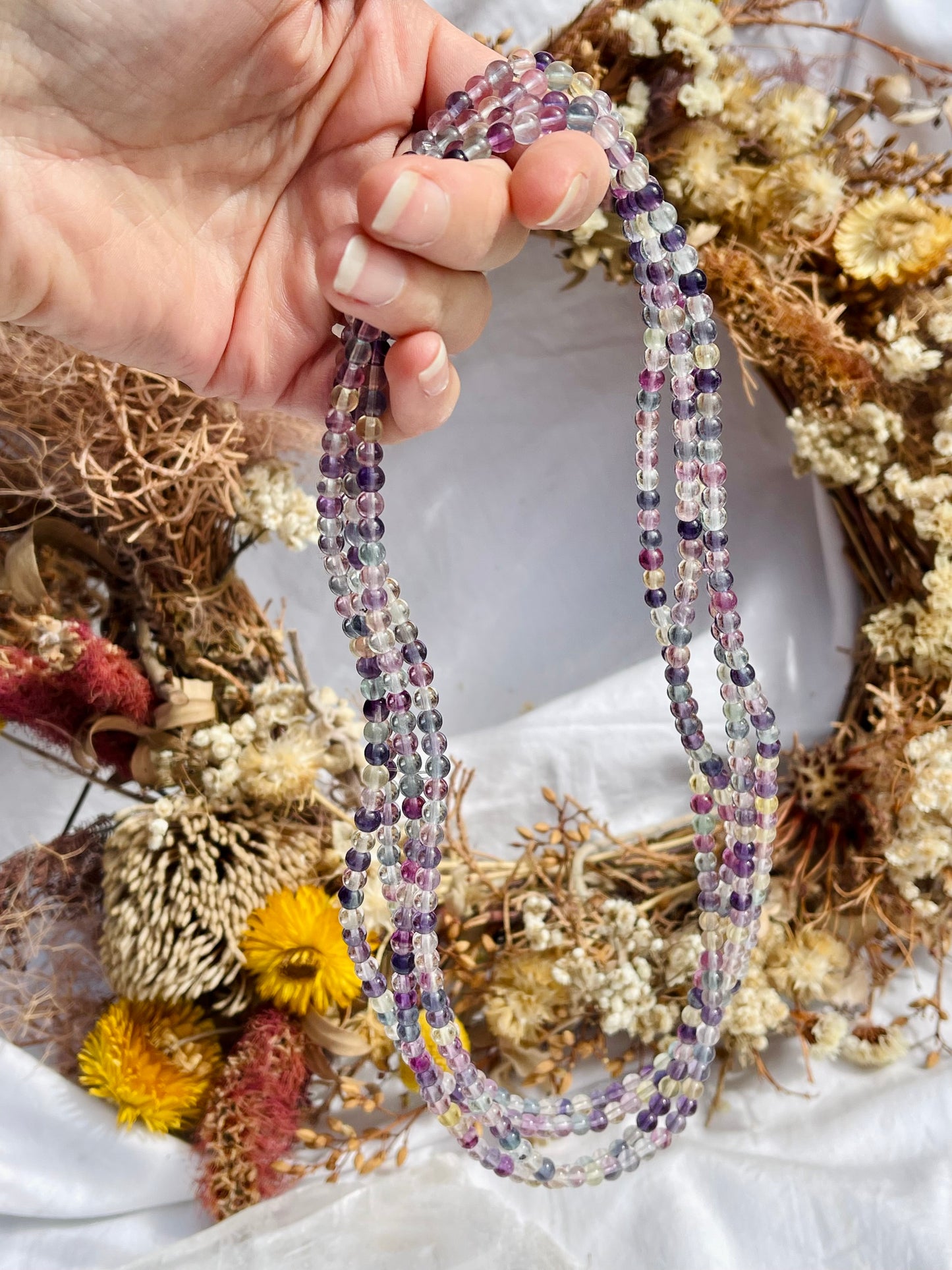 Fluorite Wrap Bracelet