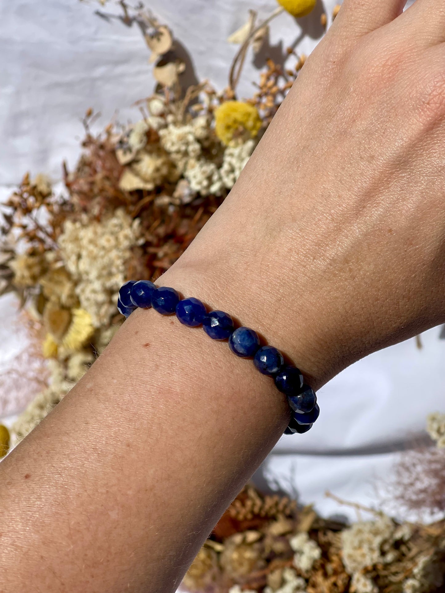 Sodalite Faceted Bracelet