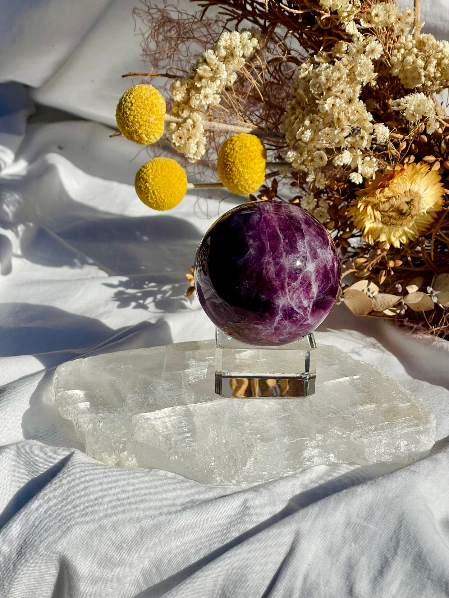 Purple Fluorite Sphere #1