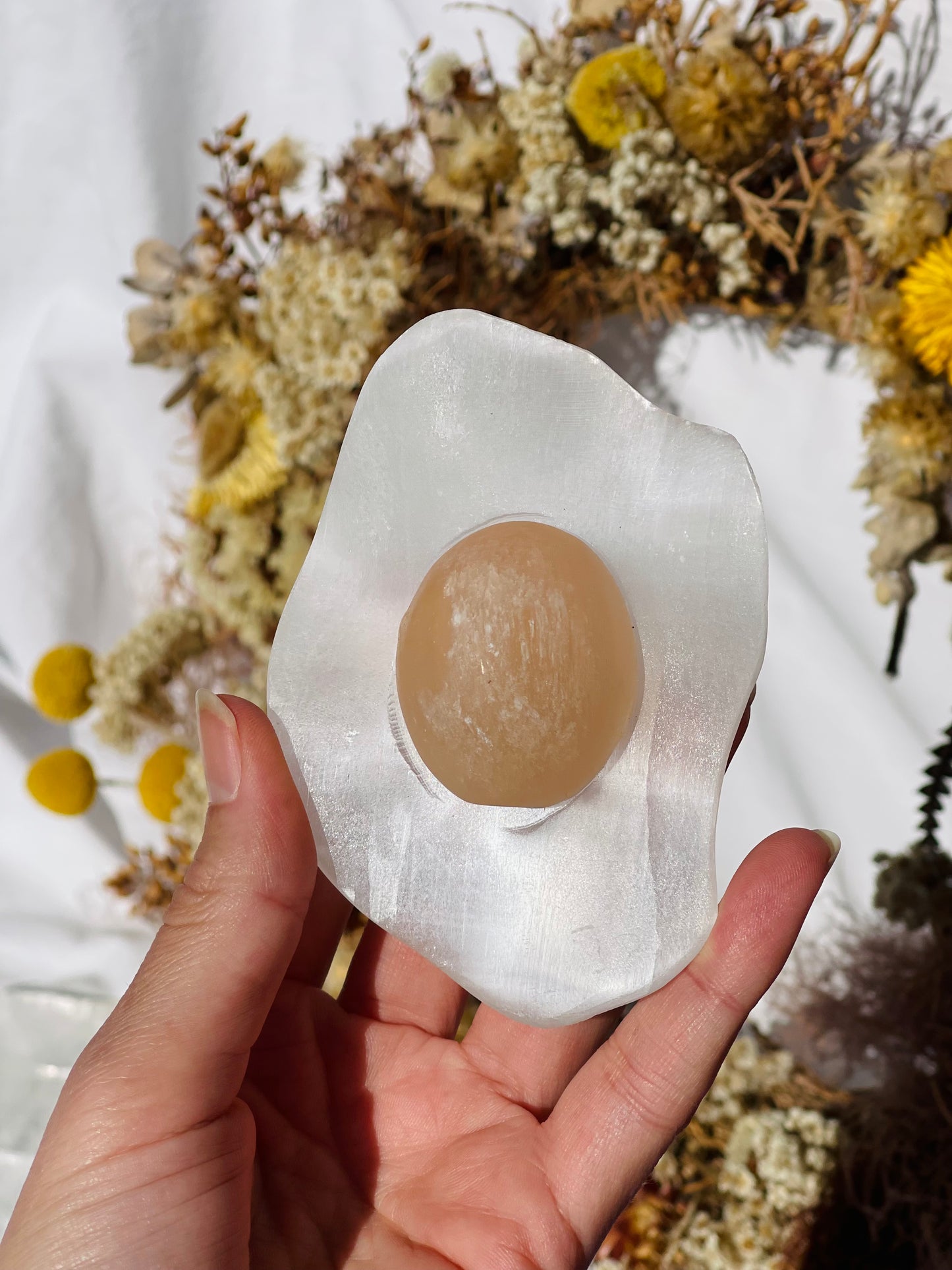 Selenite Egg #1