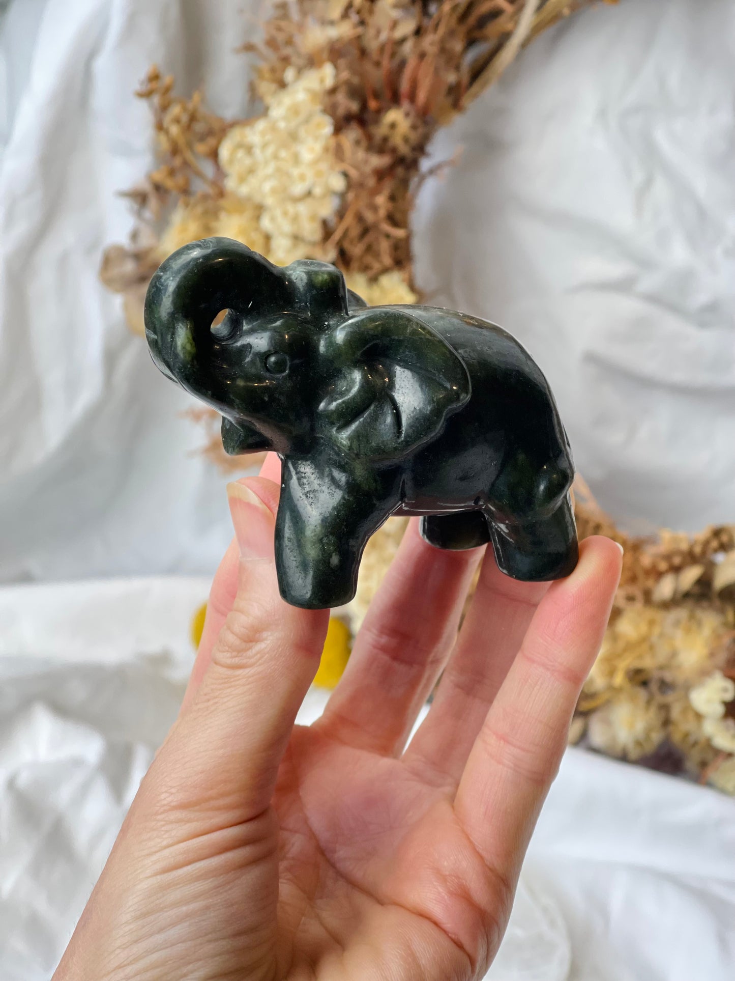 Green Jade Elephant #1