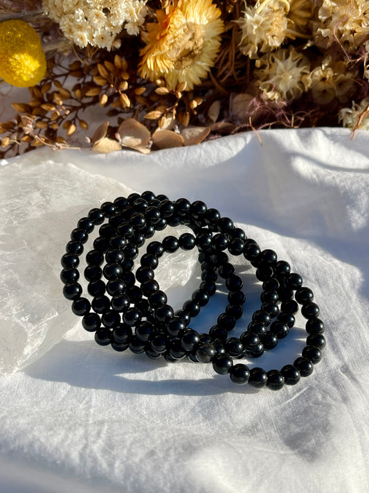 Black Obsidian Bracelet | 6mm
