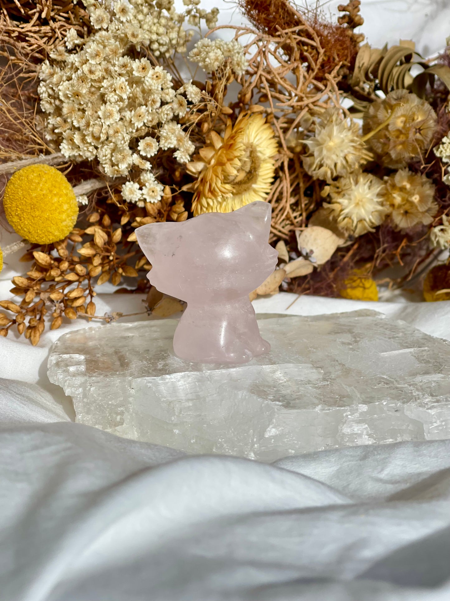 Rose Quartz Cat #2