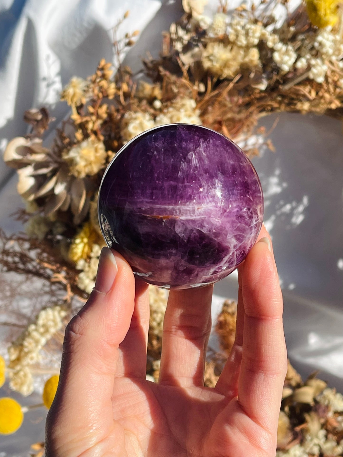 Purple Fluorite Sphere #1
