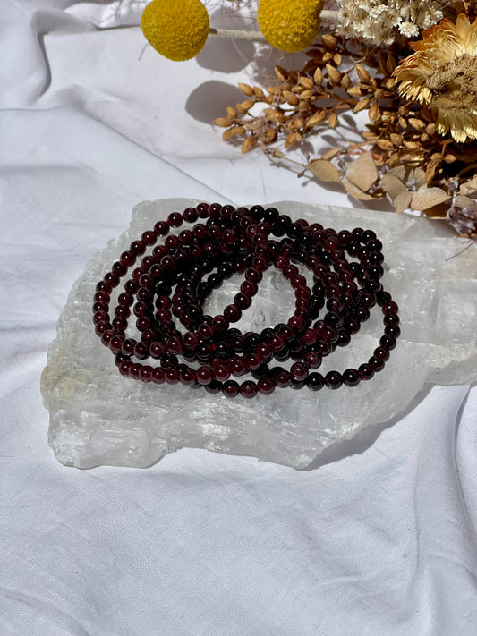 Garnet Bracelet | 5mm