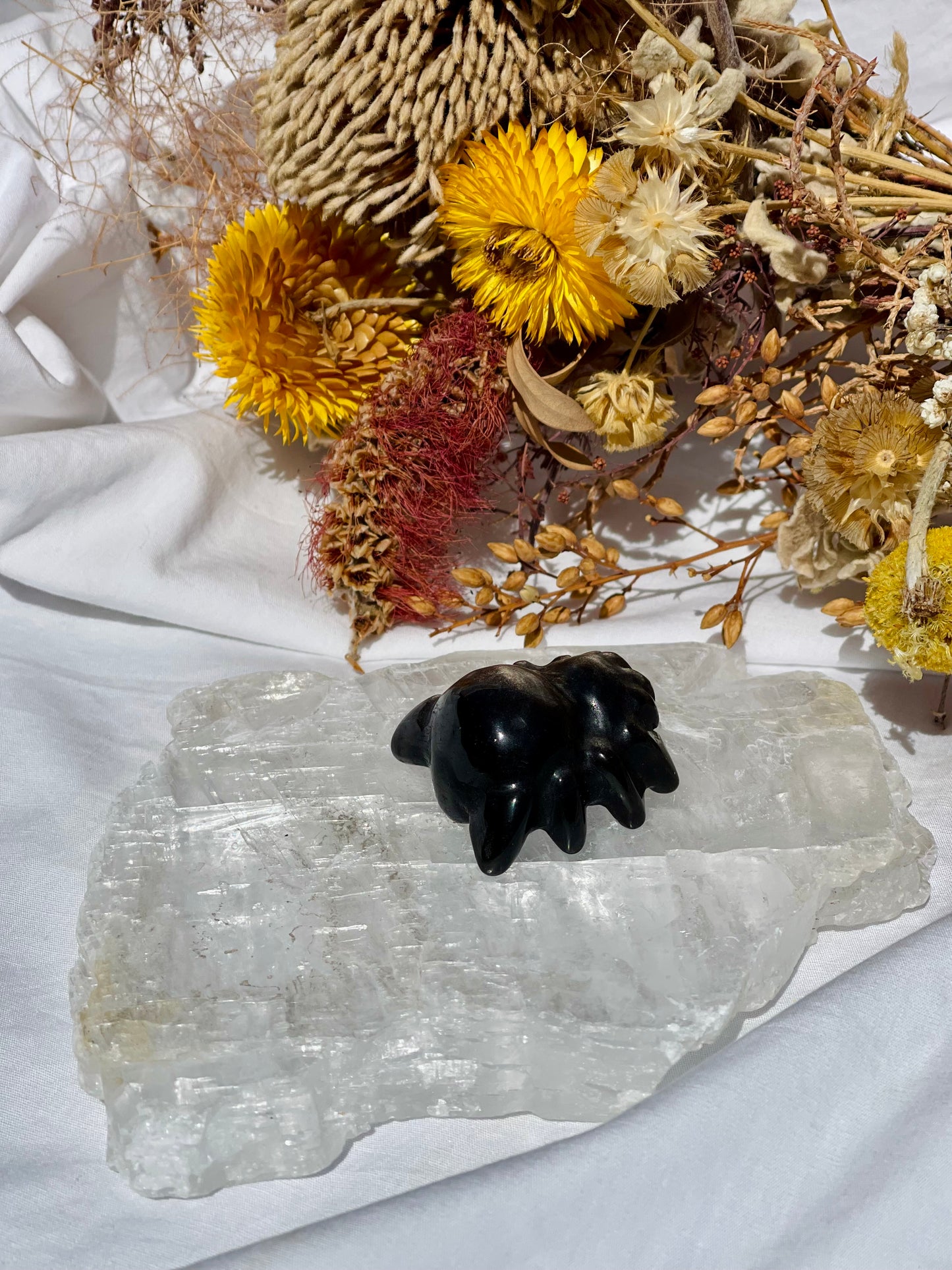 Silver Obsidian Spider