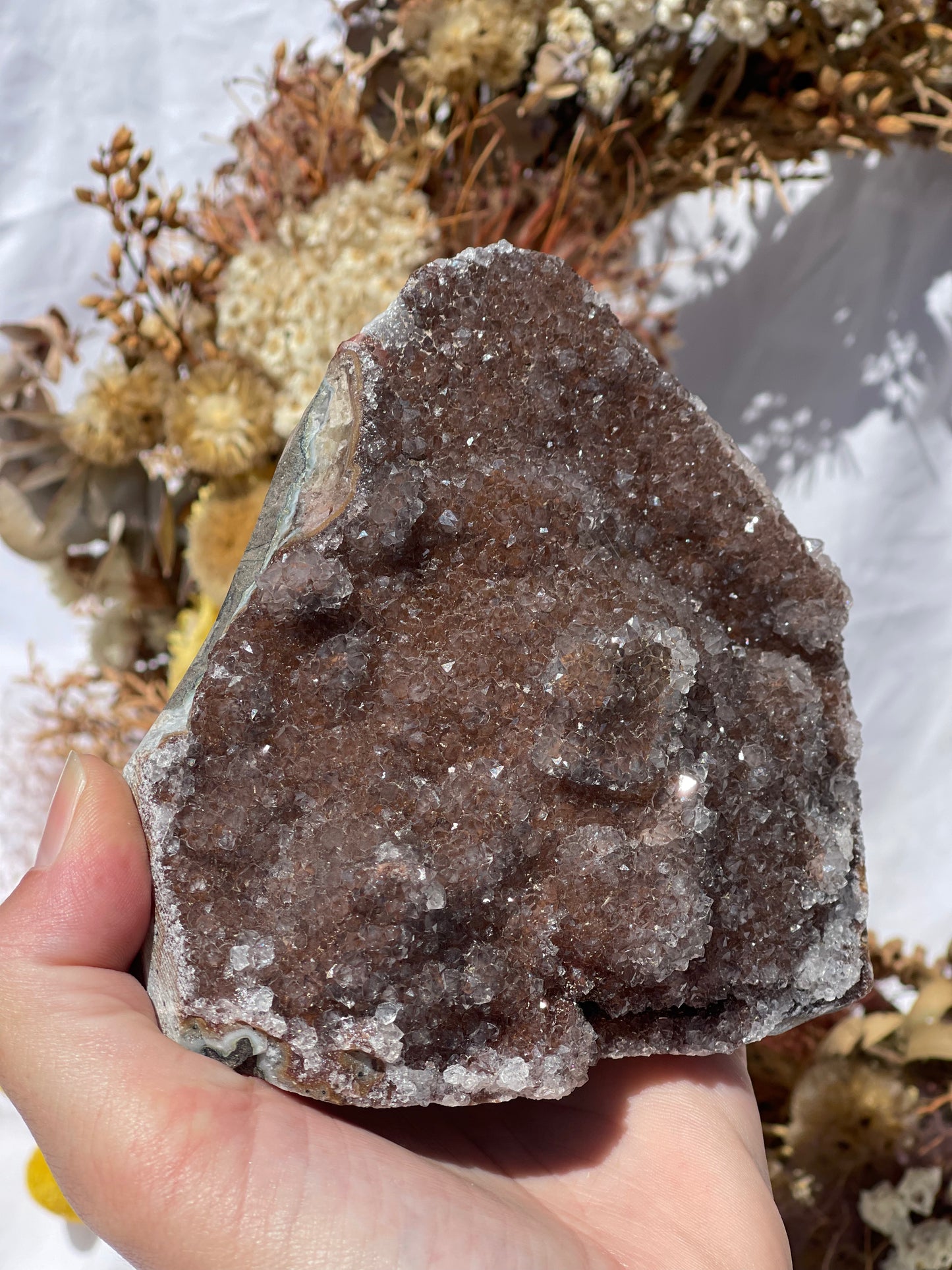 Black Amethyst Cluster