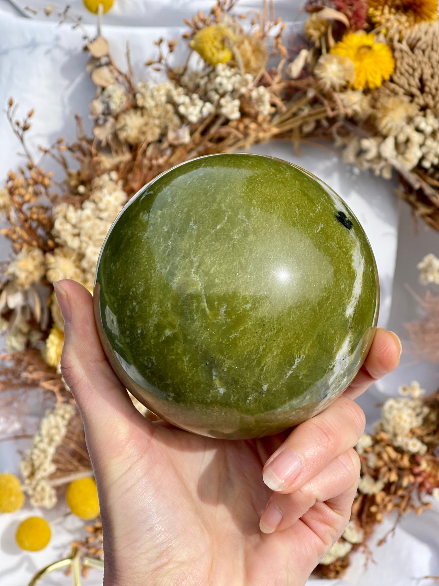 Green Jade Sphere