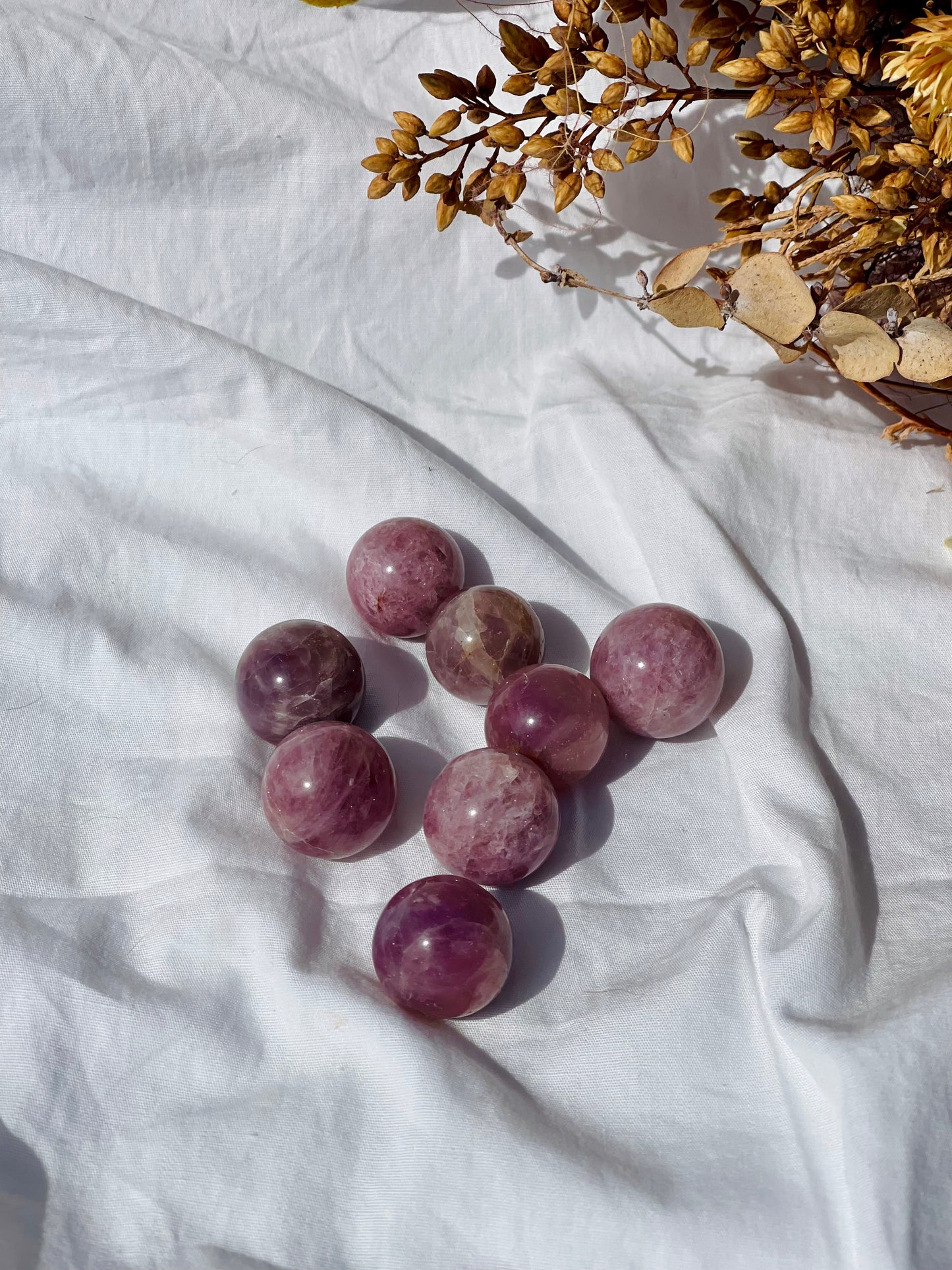 Lavender Rose Quartz Sphere