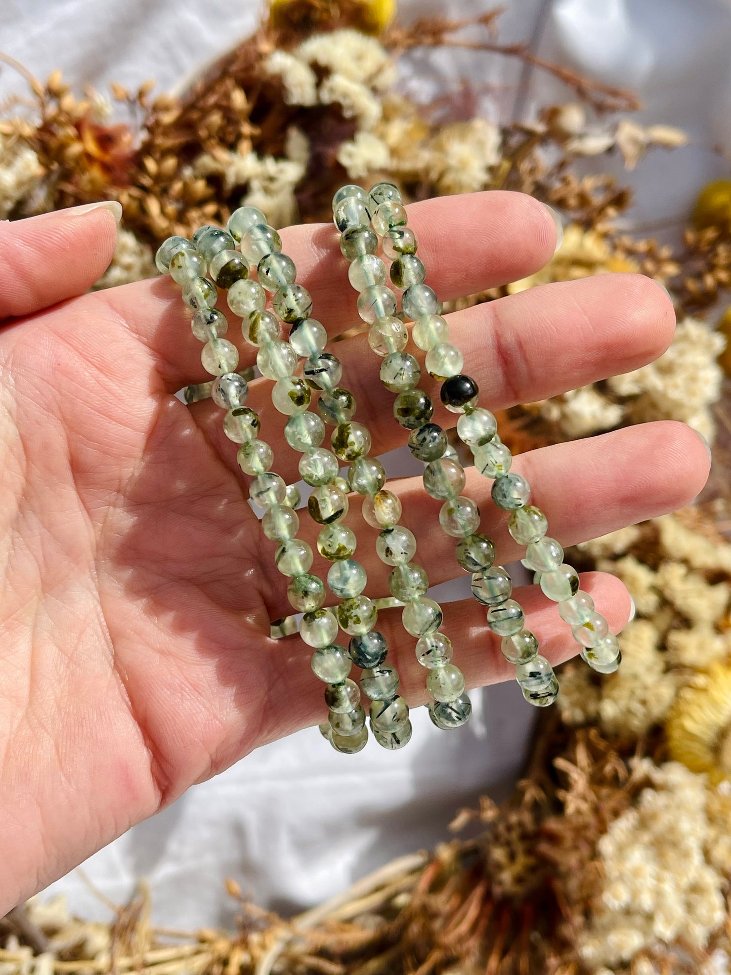 Prehnite Bracelet | 6mm
