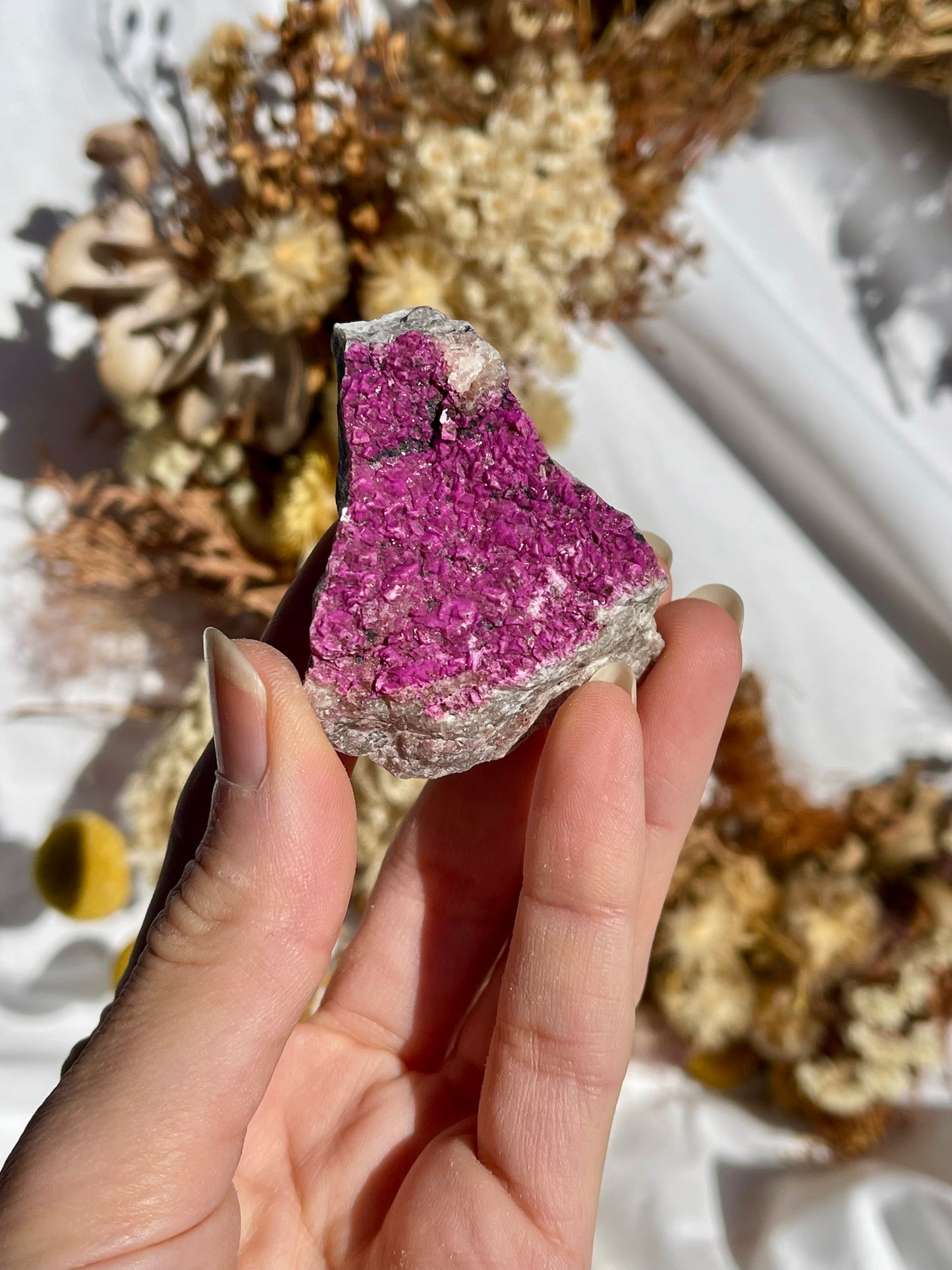 Cobalto Calcite Specimen