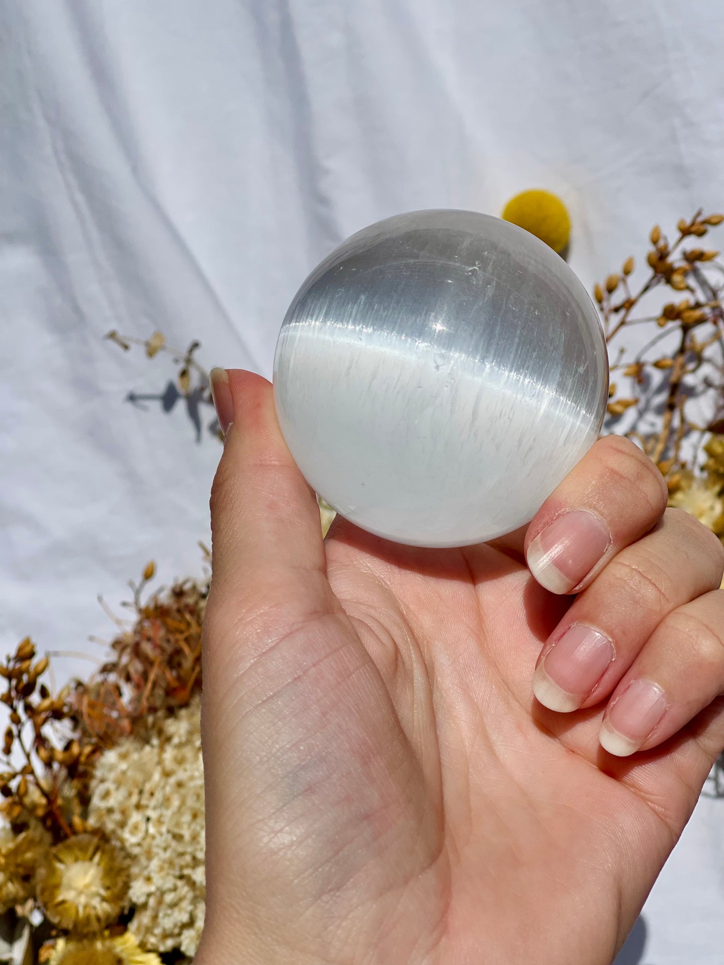Selenite Sphere A