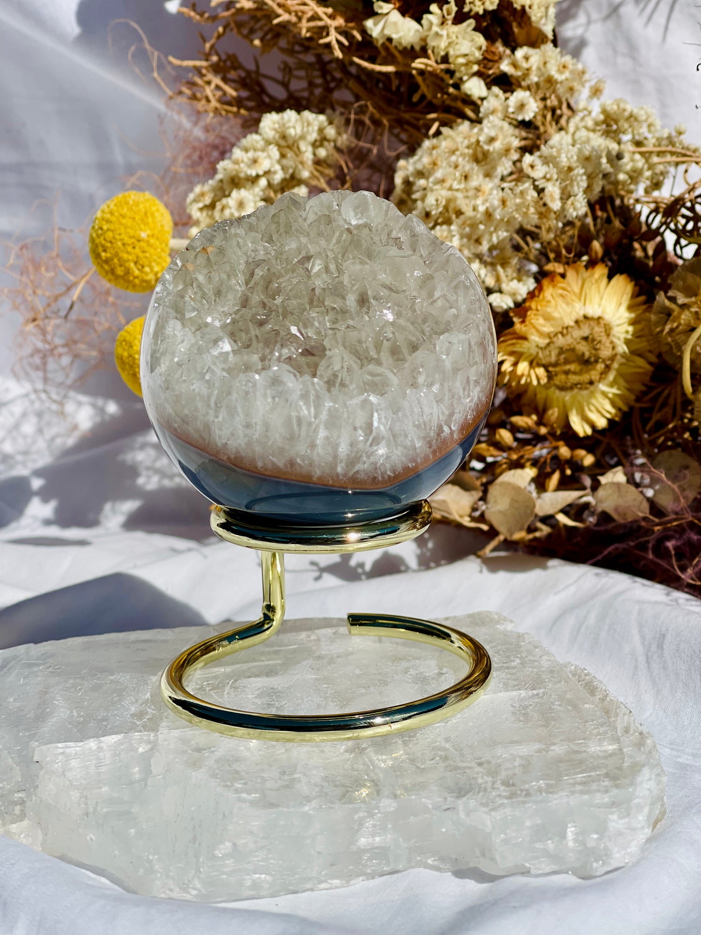 Druzy Agate Sphere #3