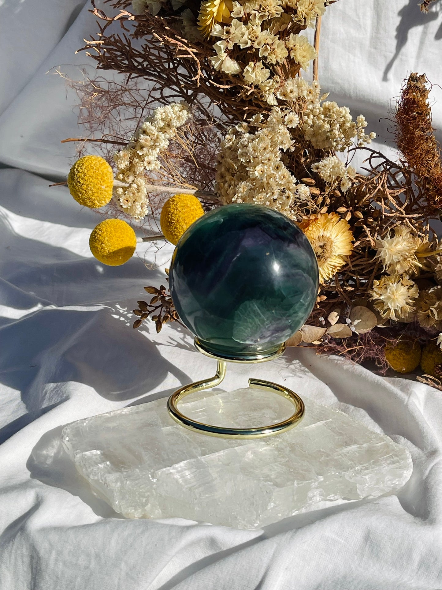 Rainbow Fluorite Sphere #1