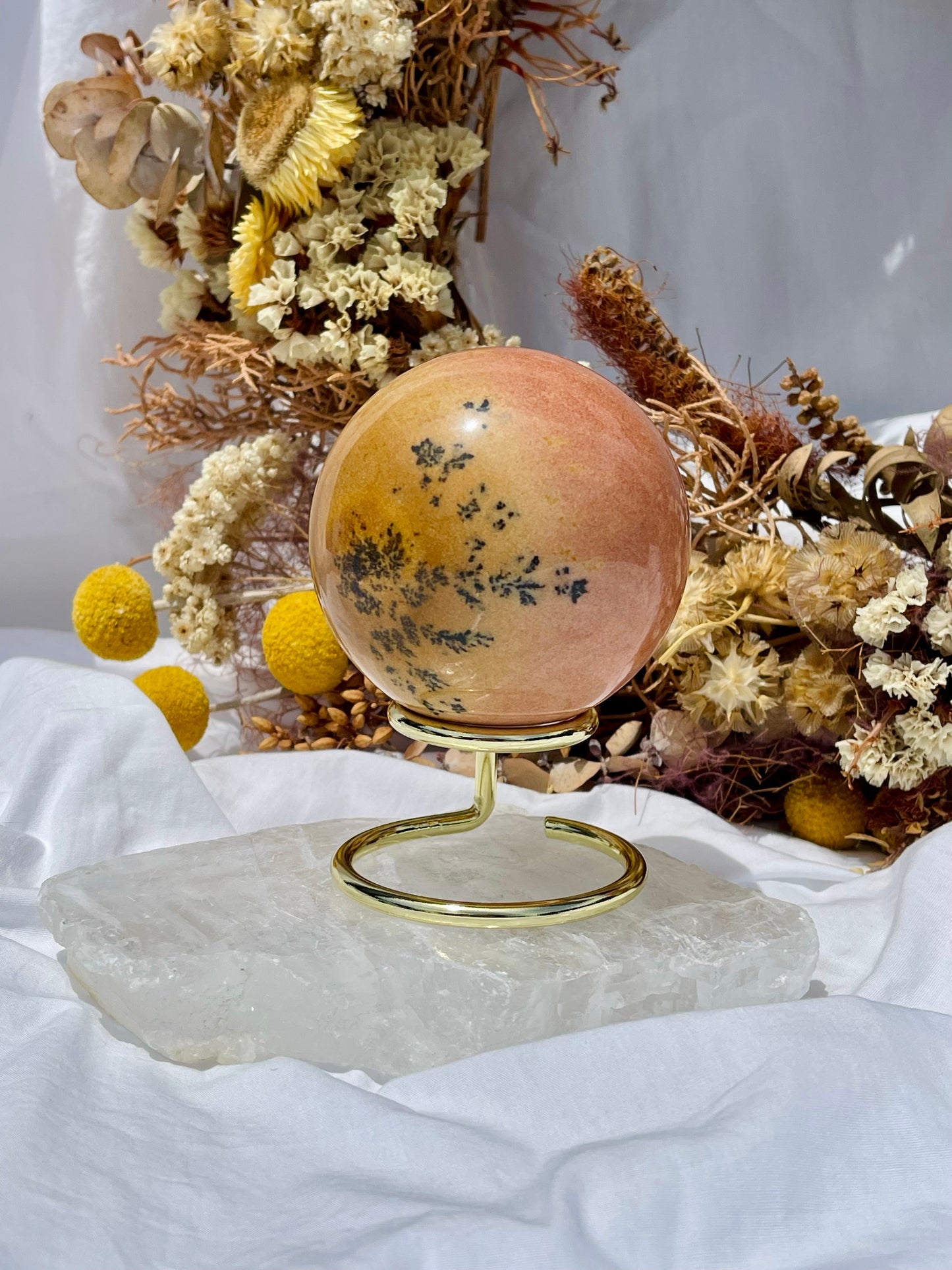 Dendritic Jasper Sphere