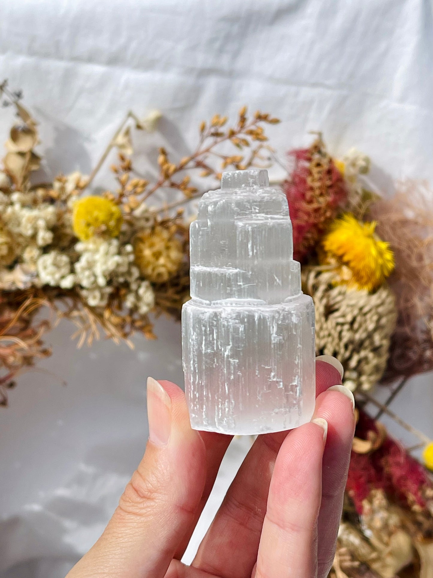 Selenite Mini Tower