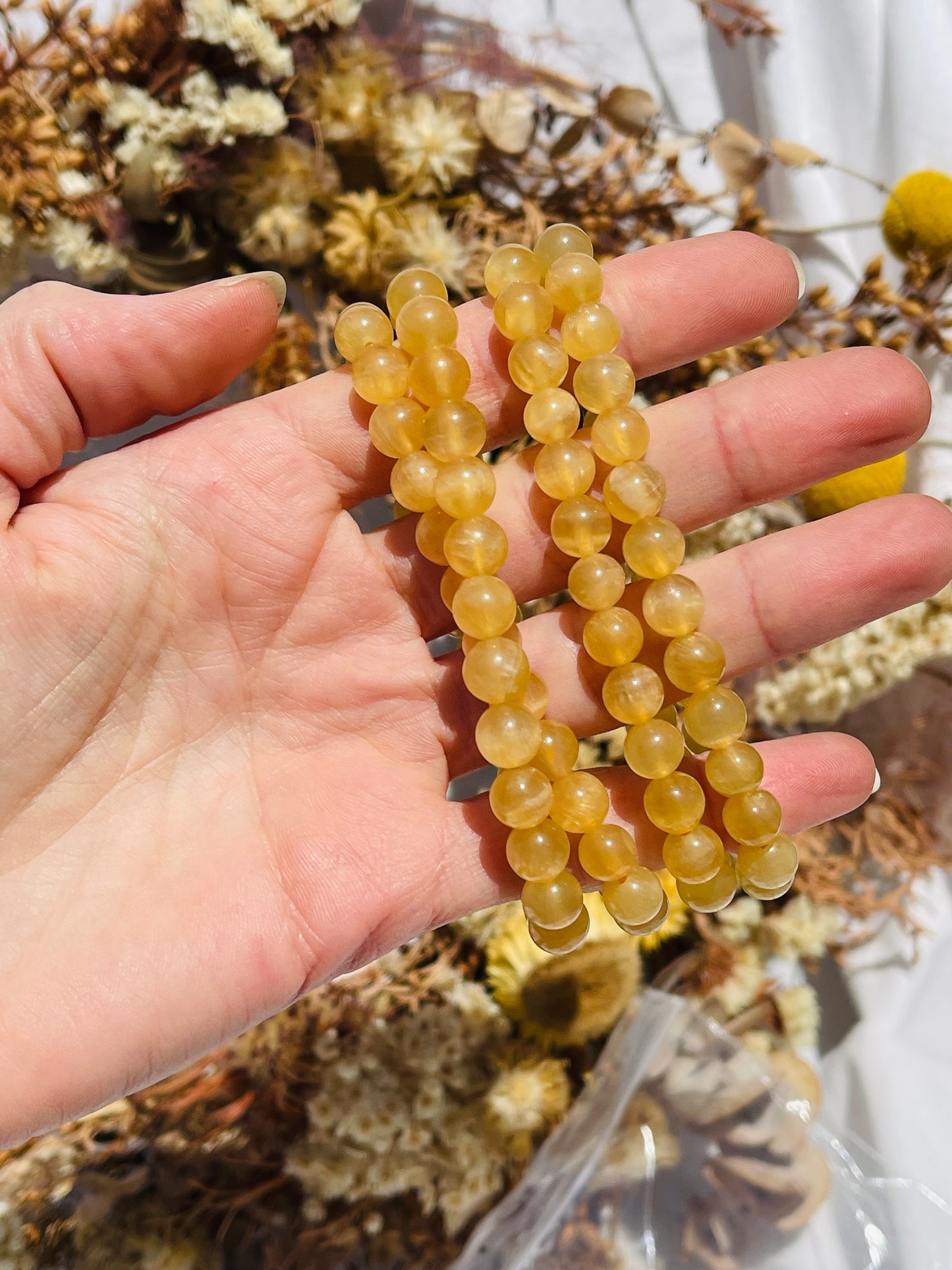 Honey Calcite Bracelet