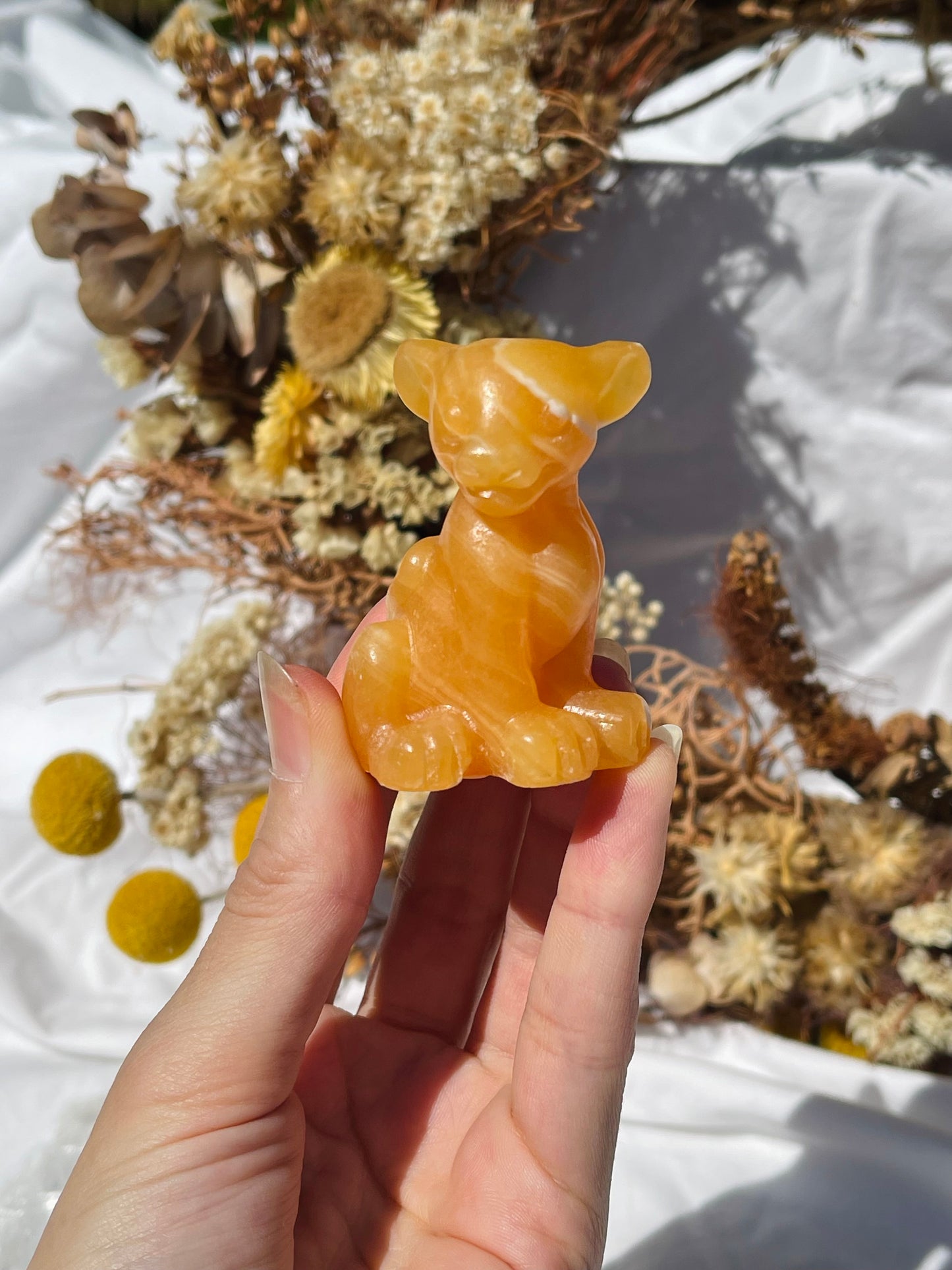 Orange Calcite Nala #2