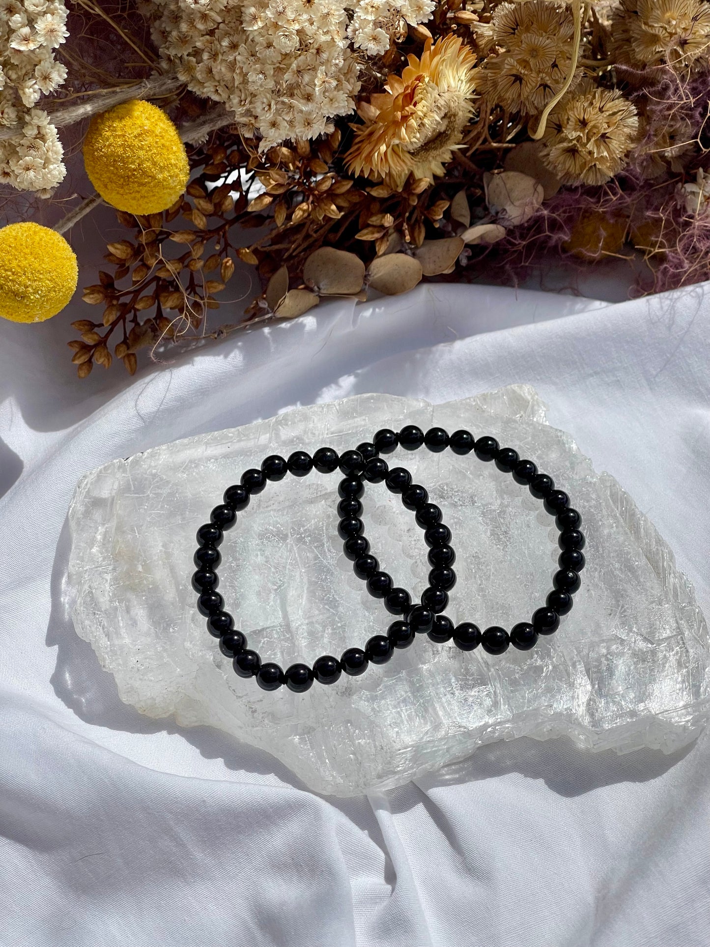 Black Tourmaline Bracelet | 6mm