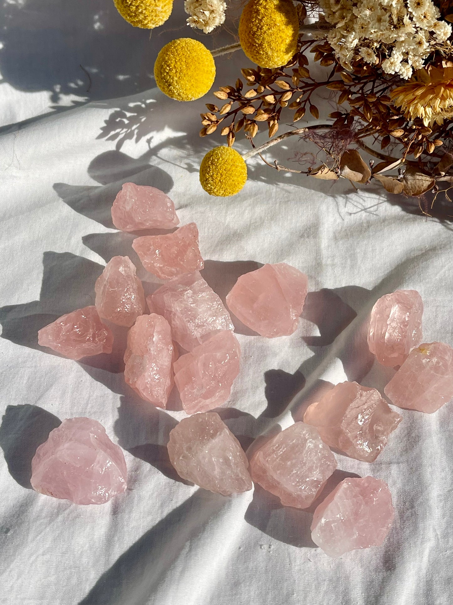 Raw Rose Quartz